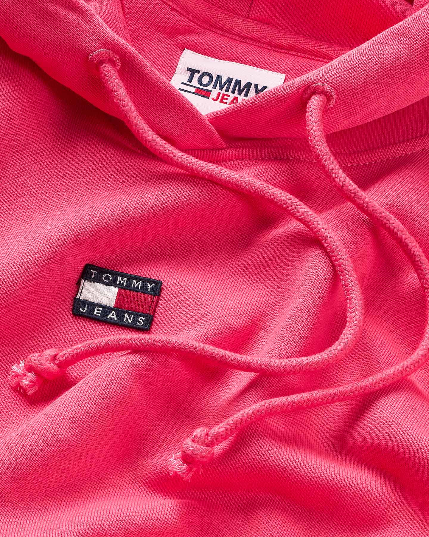 Felpa TOMMY HILFIGER LOGO BADGE W - Fucsia - 2 | Cisalfa Sport