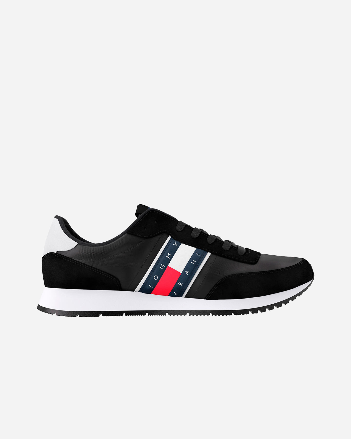 Scarpe sneakers TOMMY HILFIGER RUNNER CASUAL M - Nero - 0 | Cisalfa Sport