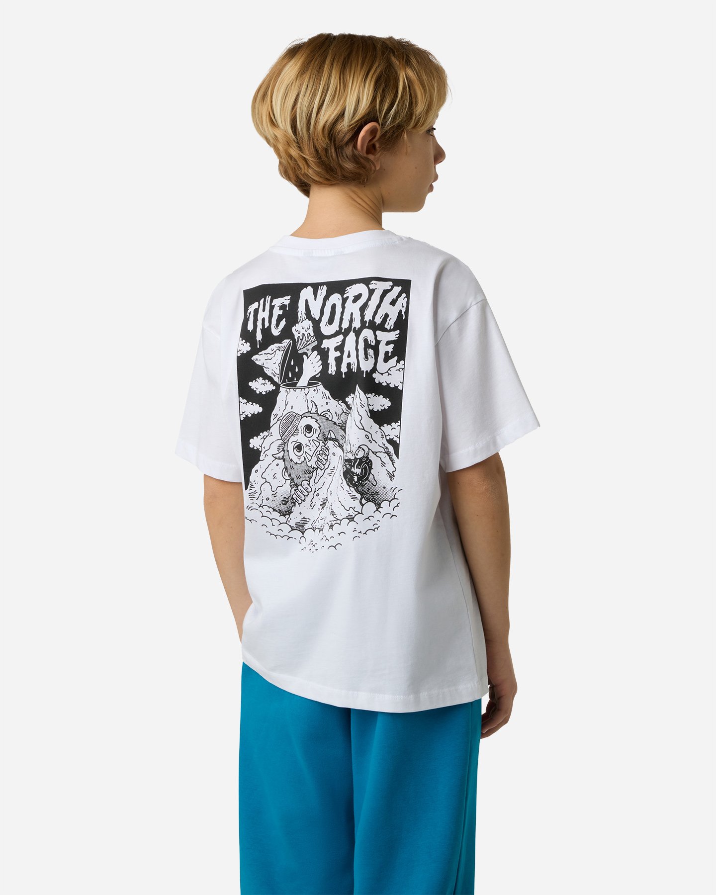 T-shirt THE NORTH FACE POCKET JR - Bianco - 3 | Cisalfa Sport