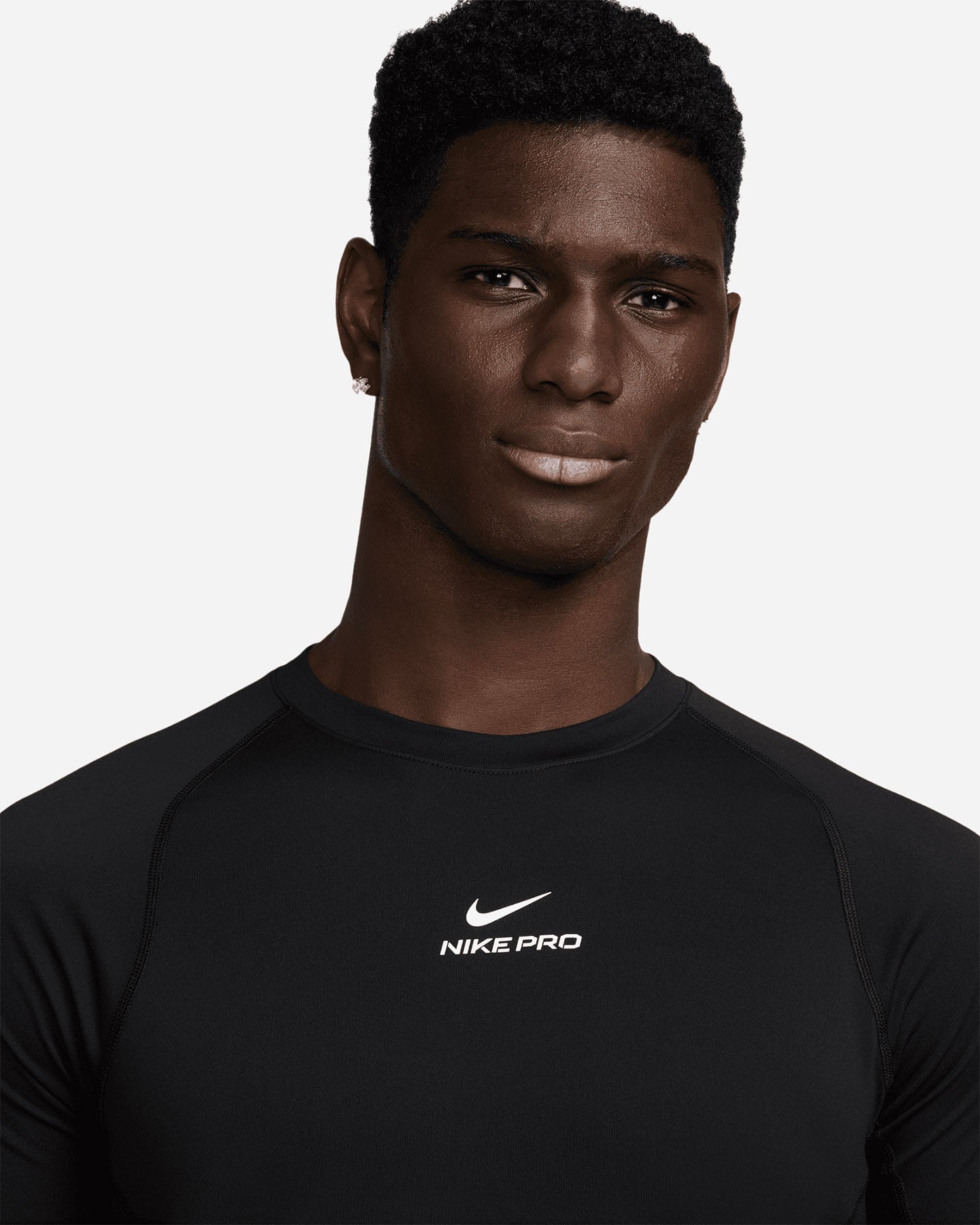 T-shirt training NIKE DRI FIT PRO SLIM M - Nero - 2 | Cisalfa Sport