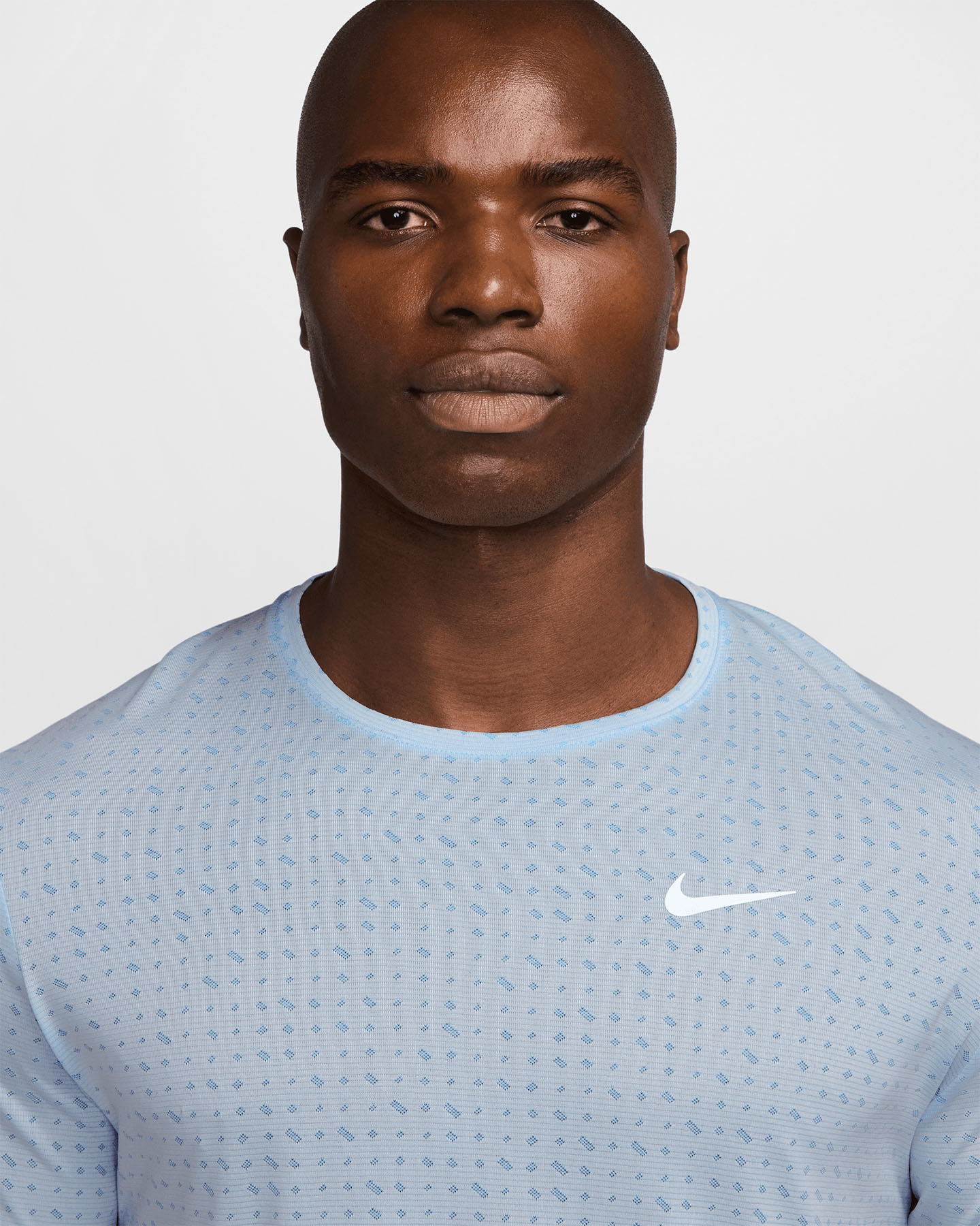 T-shirt running NIKE DRI FIT BREATHE MILER M - Blu - 2 | Cisalfa Sport