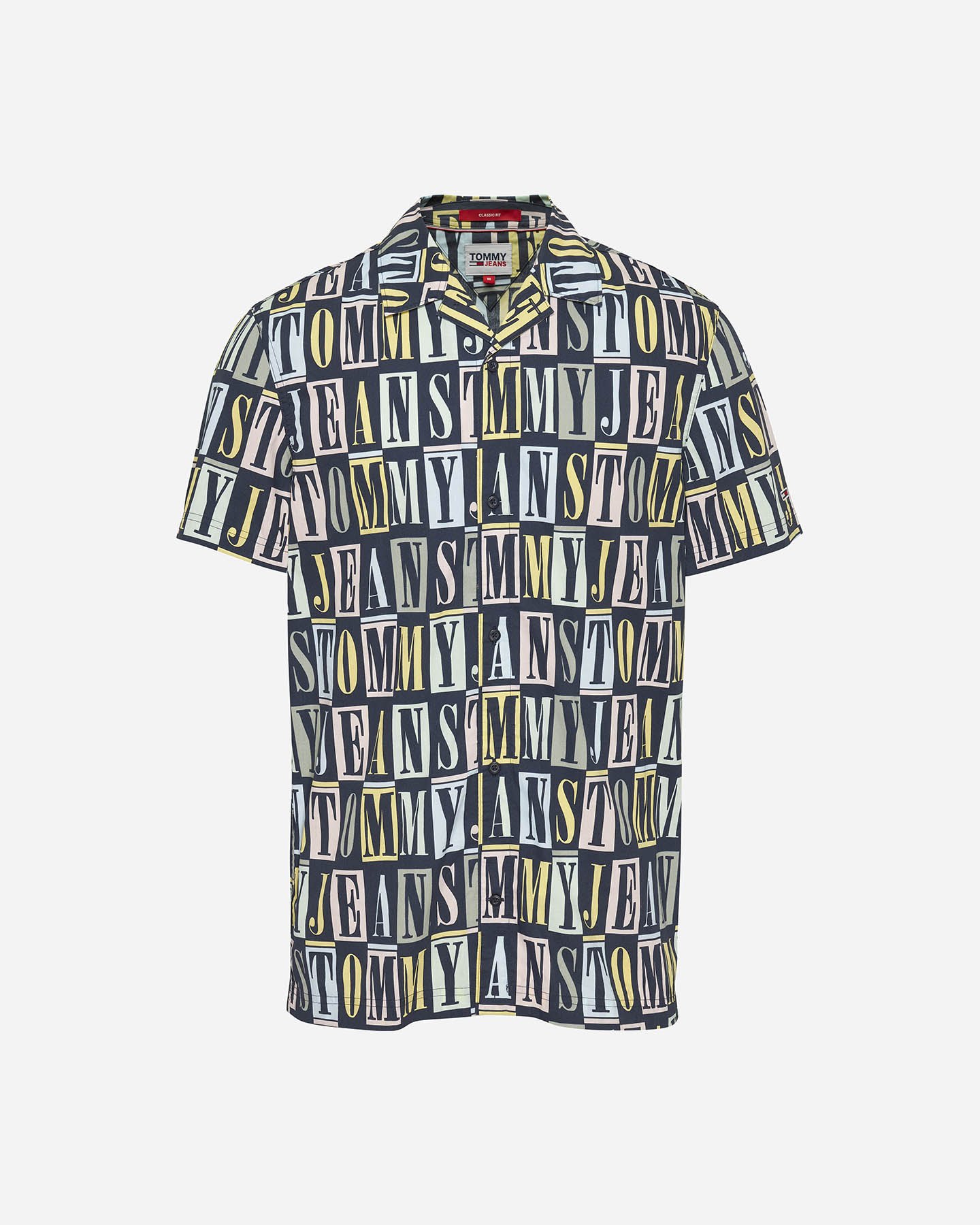 Camicia TOMMY HILFIGER REPEAT LETTER M - Blu - 0 | Cisalfa Sport