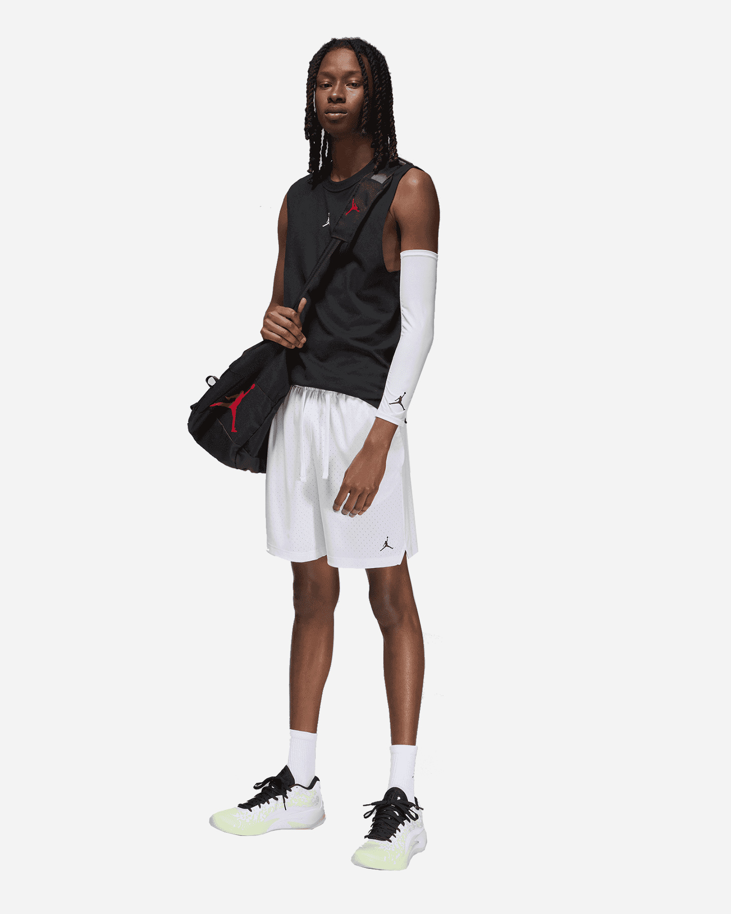 Pantaloncini basket NIKE JORDAN DRI FIT M - Bianco - 4 | Cisalfa Sport