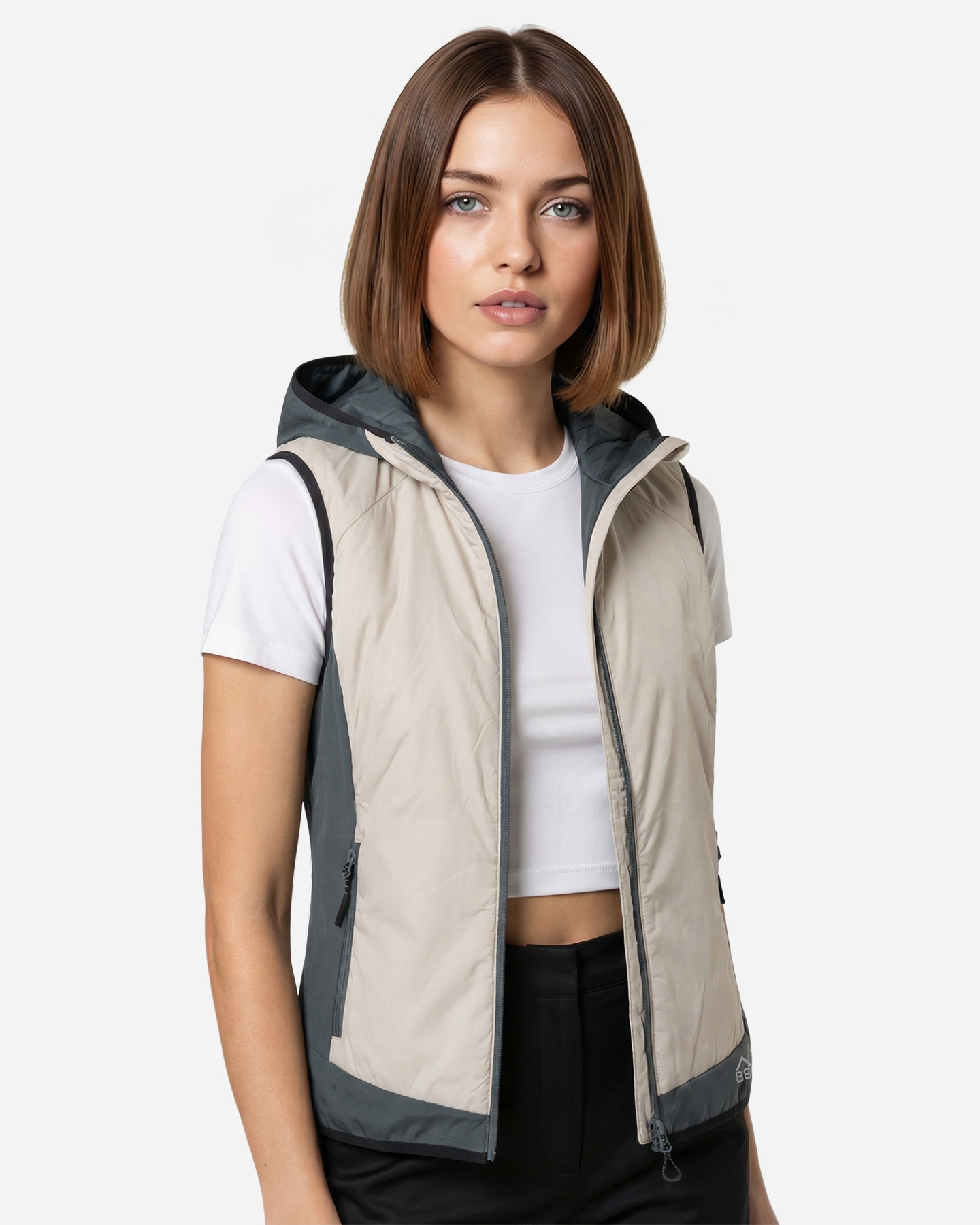 Gilet 8848 MOUNTAIN HIKE W - Bianco - 2 | Cisalfa Sport