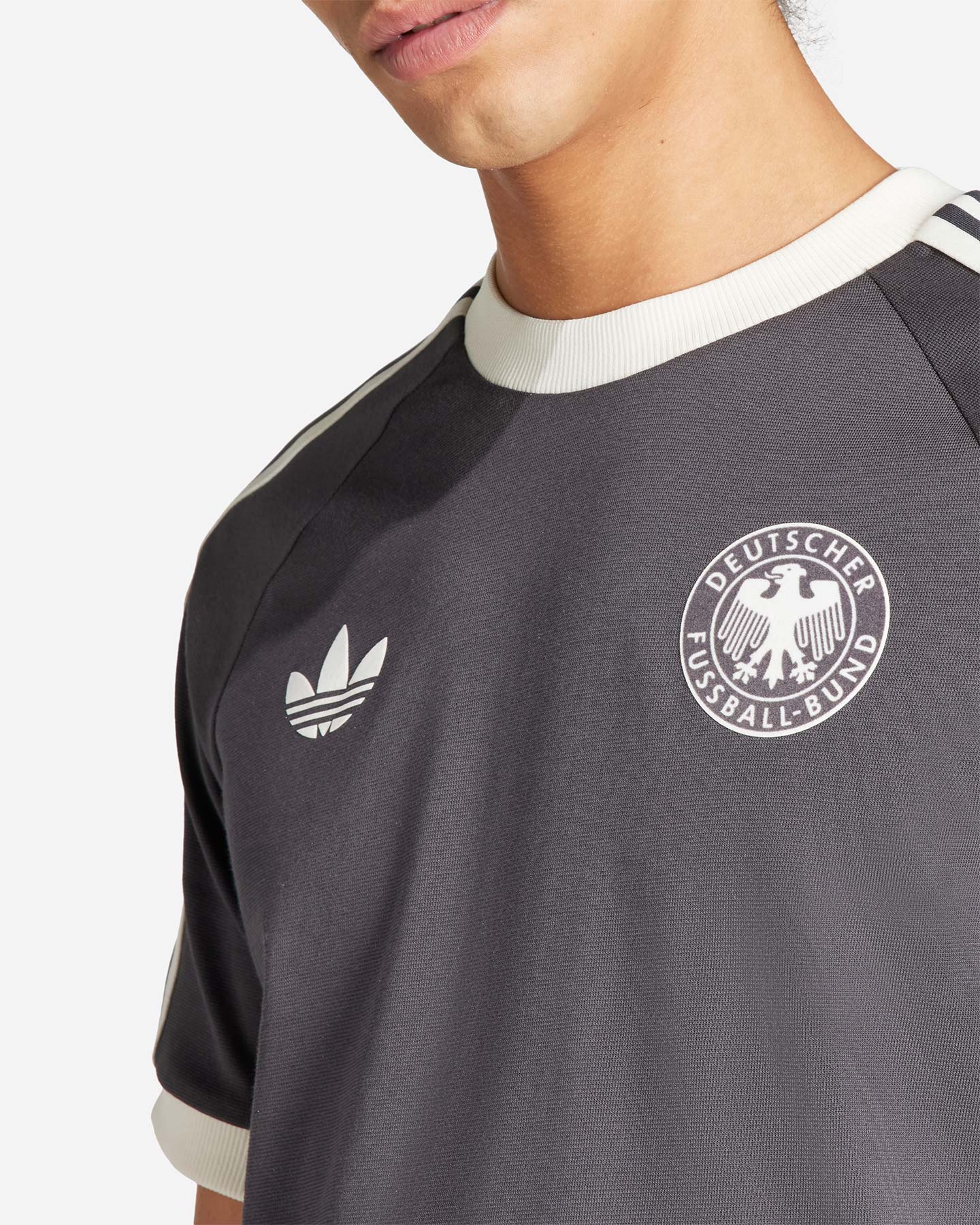 Abbigliamento calcio ufficiale ADIDAS GERMANIA OG ADICOLOR 3 STRIPES M - Antracite - 4 | Cisalfa Sport