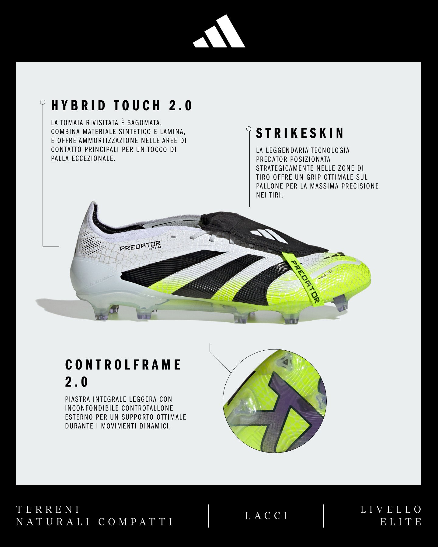 Scarpe calcio ADIDAS PREDATOR ELITE FG FT M - Color mix - 1 | Cisalfa Sport