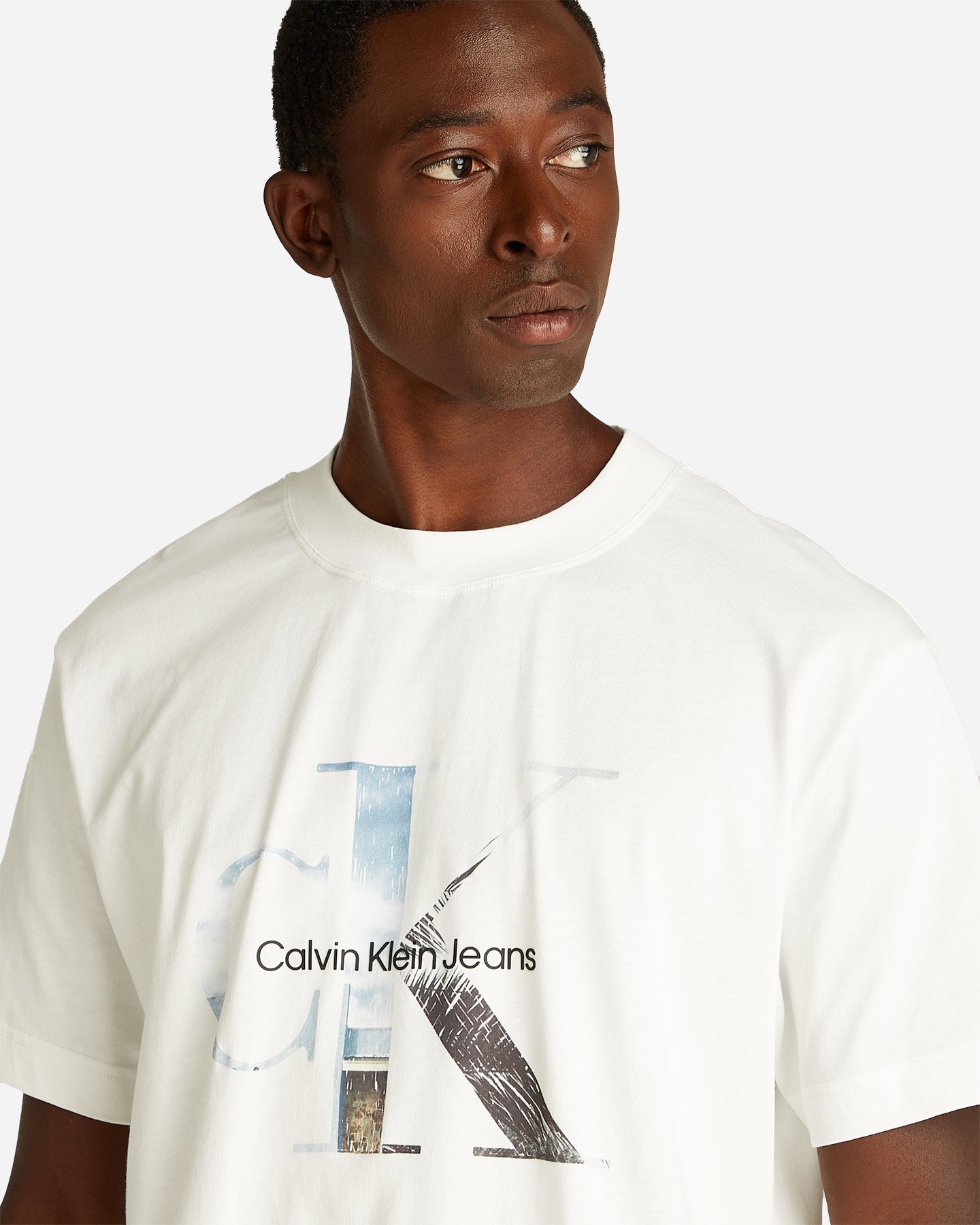 T-shirt CALVIN KLEIN JEANS PHOTO MONOGRAM M - Bianco - 5 | Cisalfa Sport