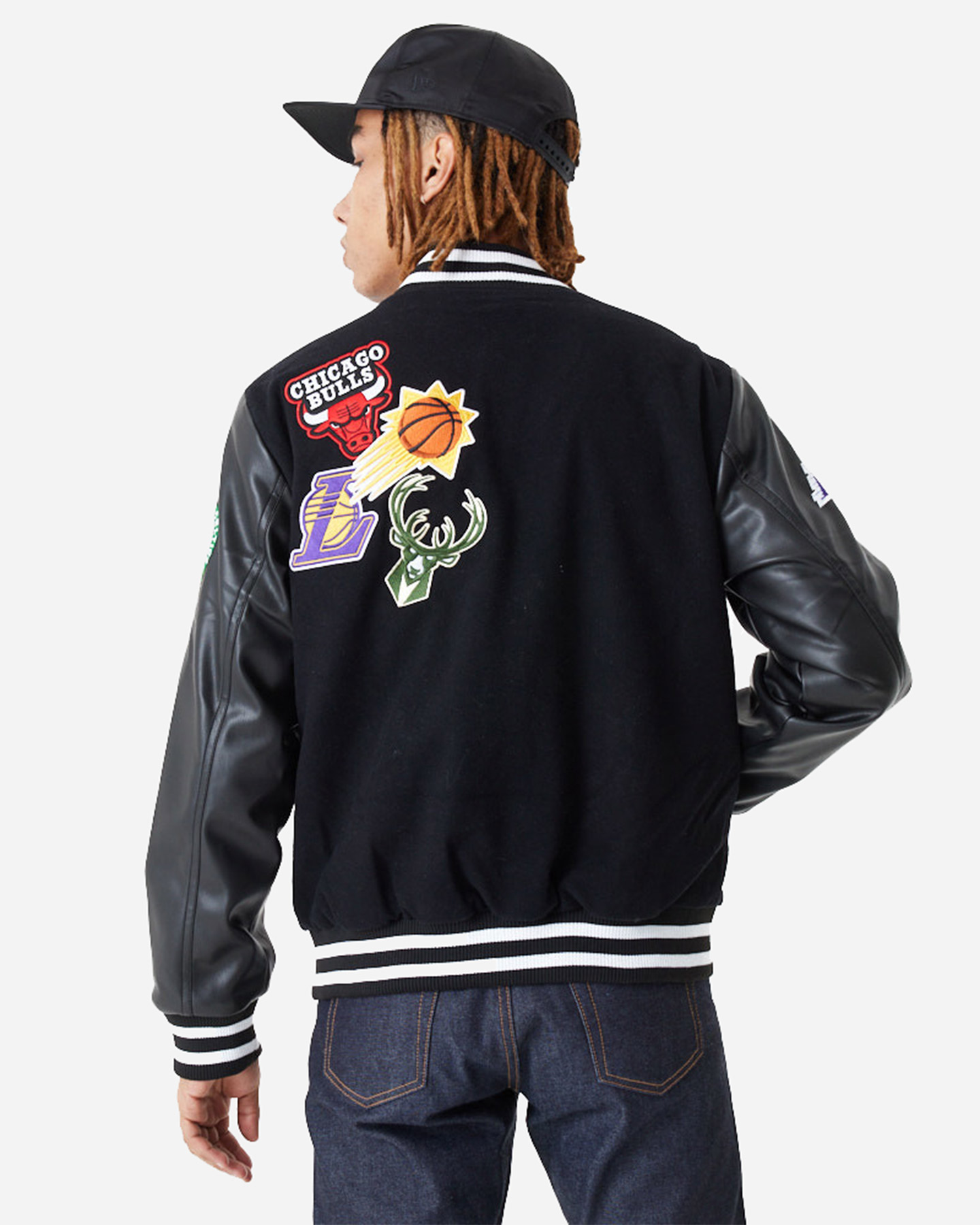 Felpa NEW ERA BADGE VARSITY M - Nero - 1 | Cisalfa Sport