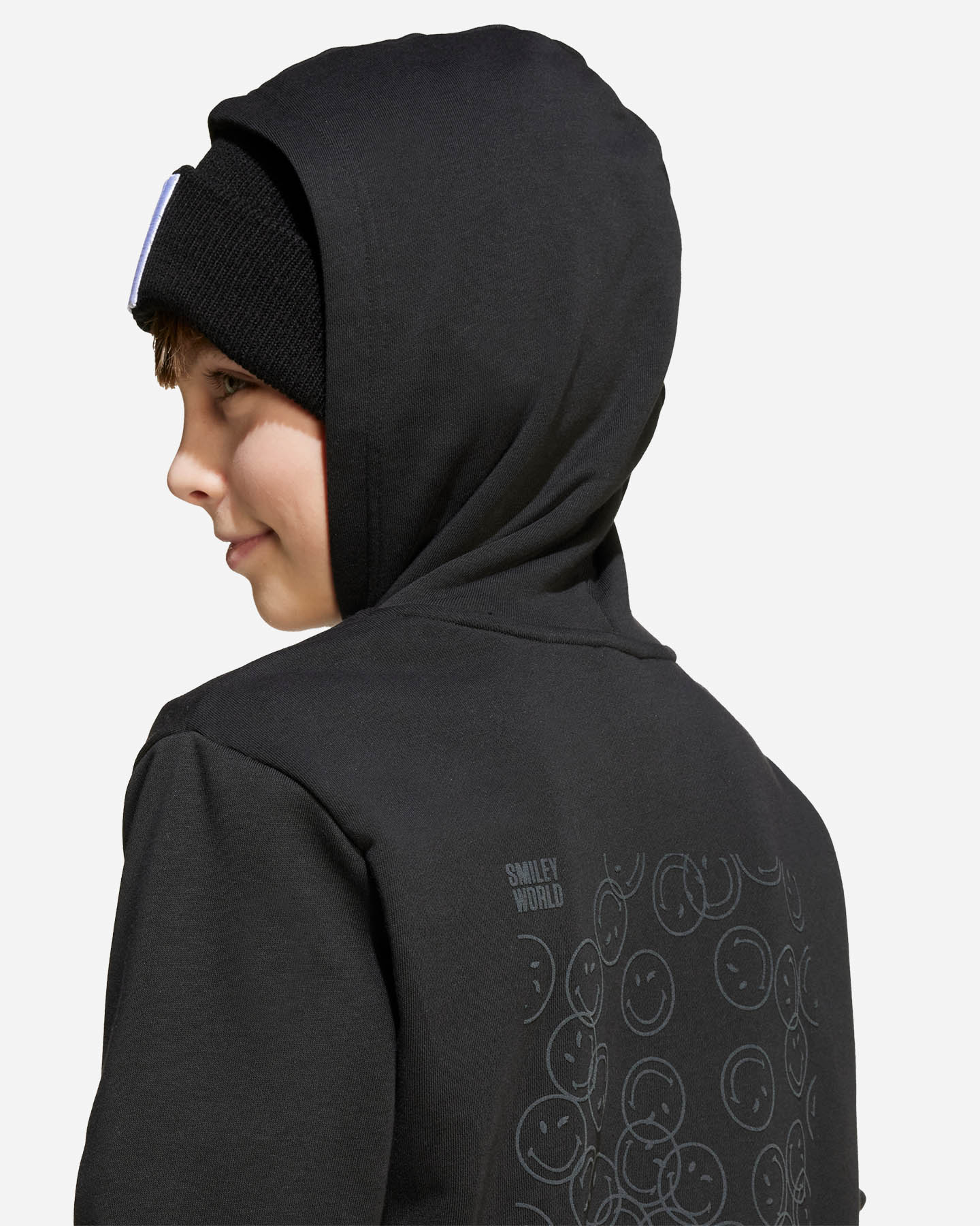 Felpa ADIDAS SMILE JR - Nero - 5 | Cisalfa Sport