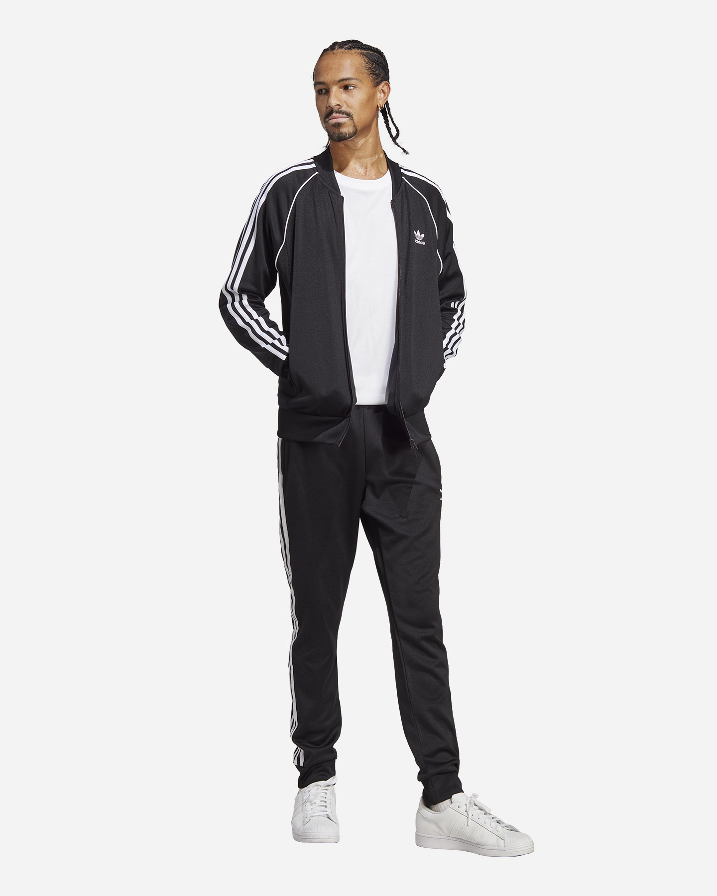 Felpa ADIDAS 3STRIPES M - Nero - 5 | Cisalfa Sport