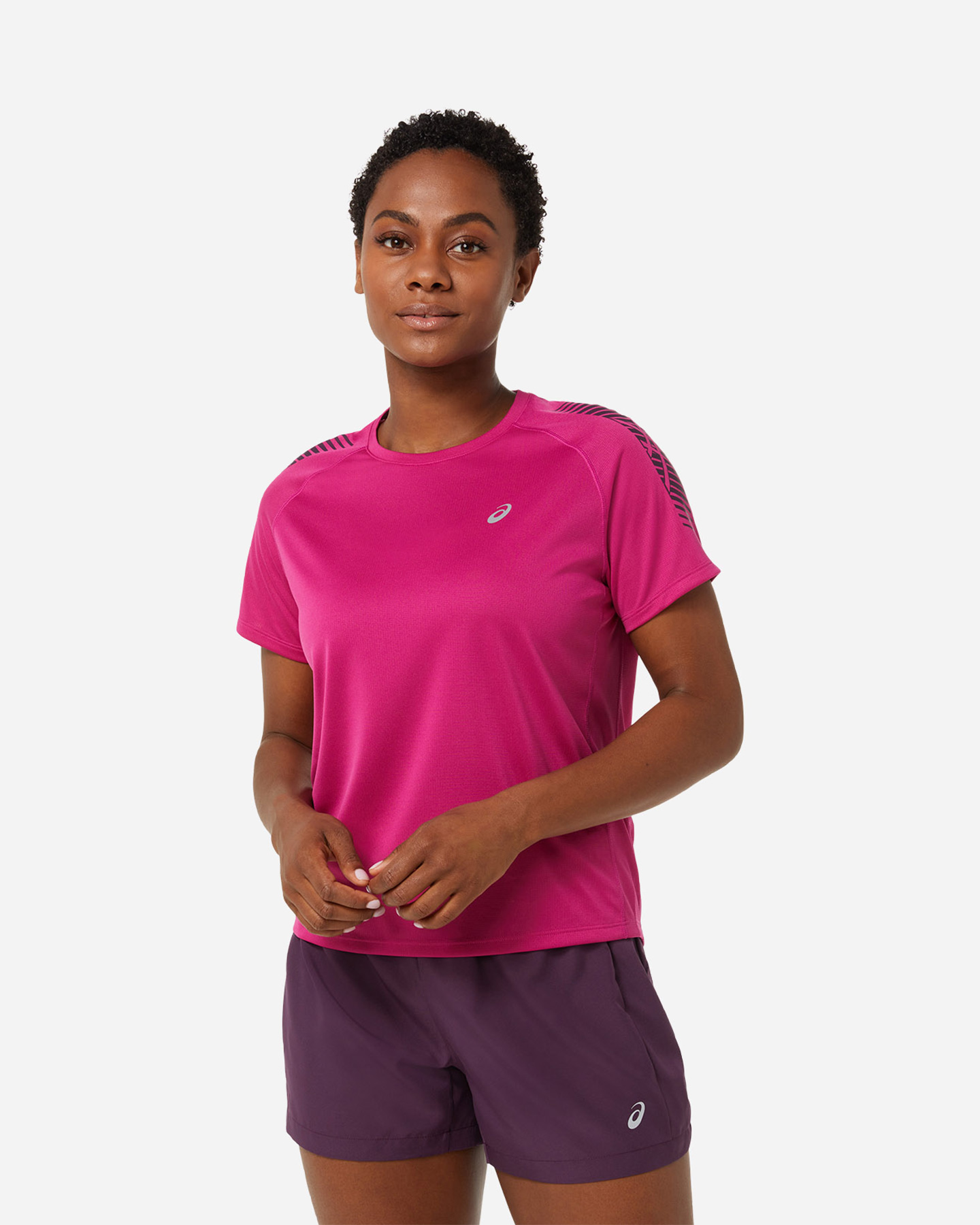 T-shirt running ASICS ICON W - Rosa - 0 | Cisalfa Sport