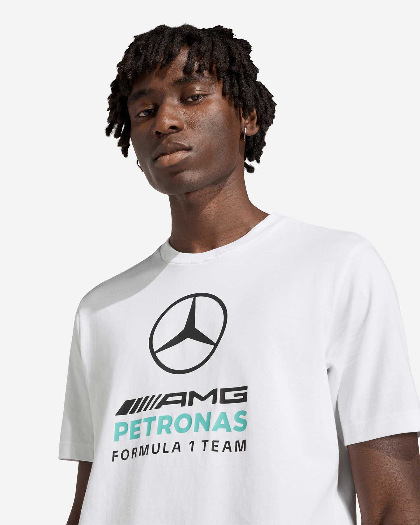 T-shirt ADIDAS MERCEDES TEAM DNA M - Bianco - 4 | Cisalfa Sport