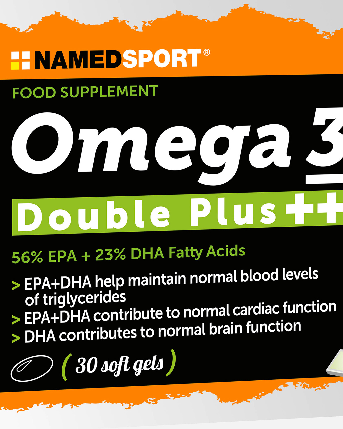 Energetico NAMED SPORT OMEGA 3 DOUBLE PLUS 30 SOFTGEL  - Color mix - 1 | Cisalfa Sport