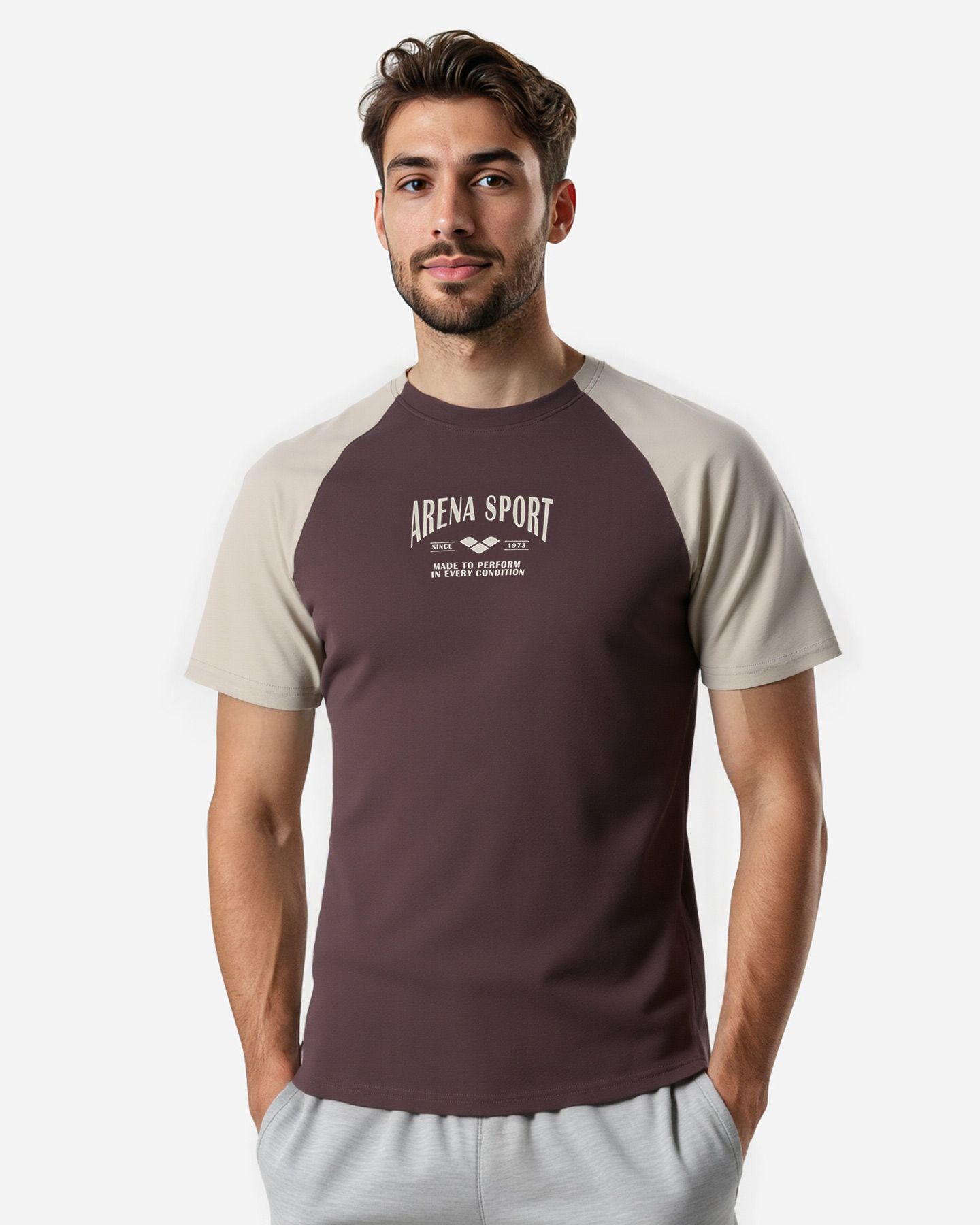 T-shirt ARENA ATHLETIC PROGRESS M - Viola - 3 | Cisalfa Sport