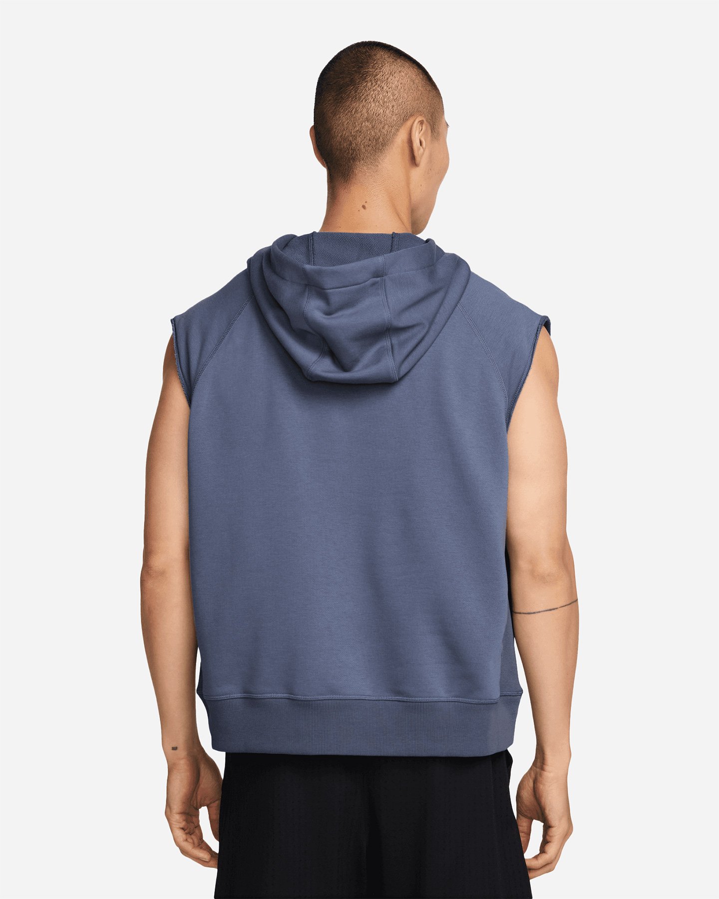 Felpa training NIKE DRI FIT FLC SMALL LOGO M - Blu - 1 | Cisalfa Sport