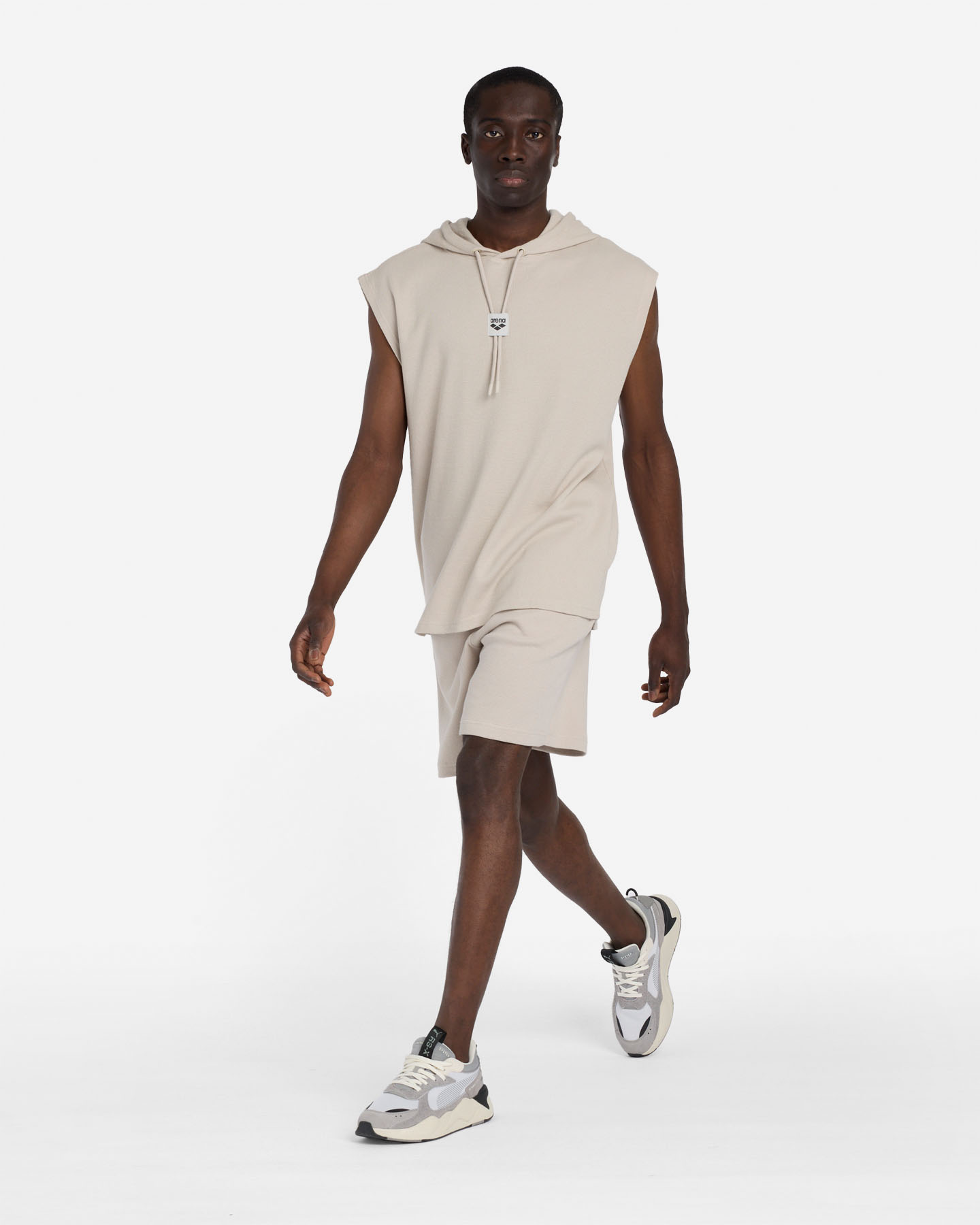 Felpa ARENA ATHLETIC ESSENTIAL M - Beige - 4 | Cisalfa Sport