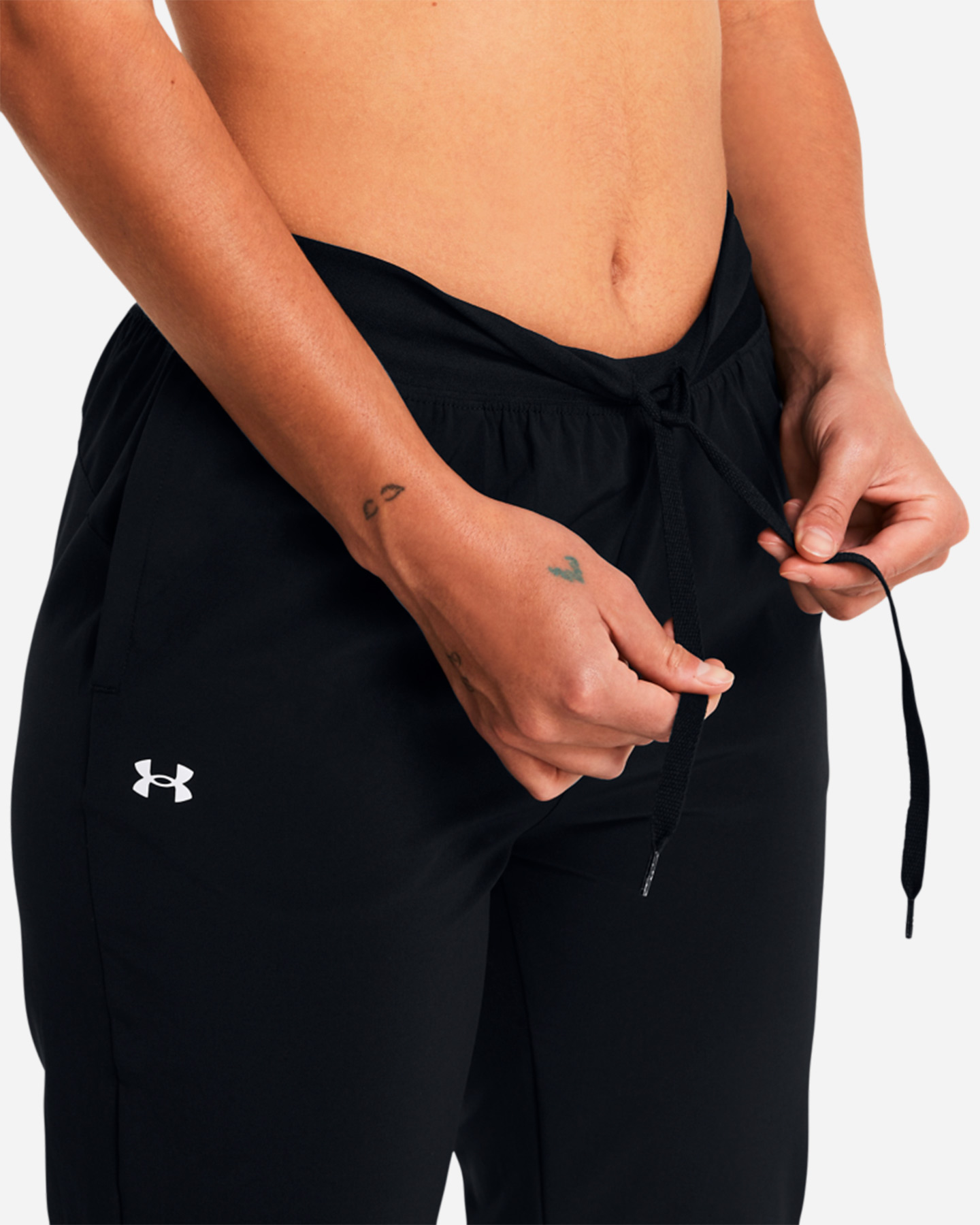 Pantalone UNDER ARMOUR WOVEN W - Nero - 5 | Cisalfa Sport