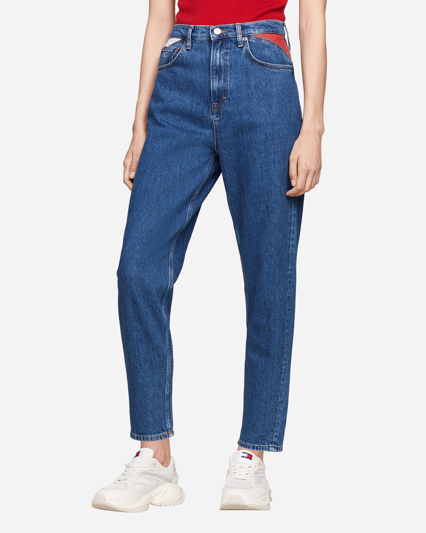 Jeans TOMMY HILFIGER MOM FLAG L32 W - Denim - 1 | Cisalfa Sport