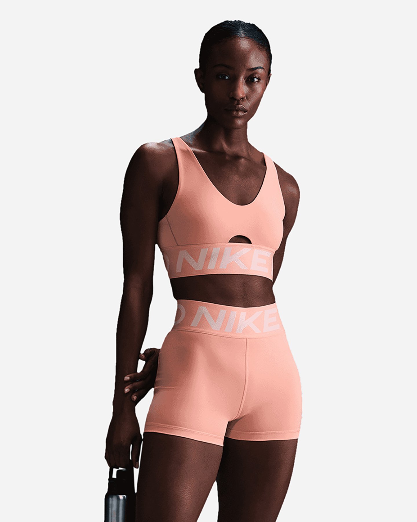 Bra training NIKE PRO INDY W - Arancione - 0 | Cisalfa Sport