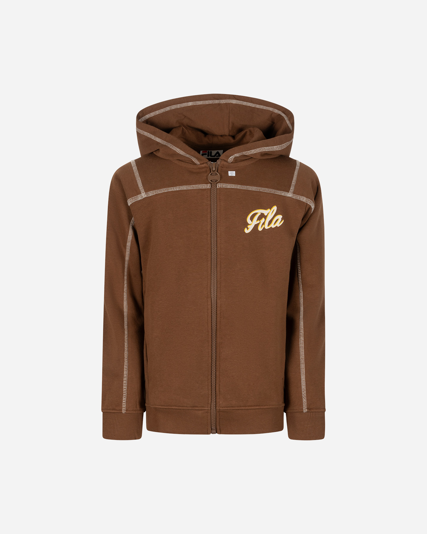 Felpa FILA SIXTY PATCH JR - Marrone - 0 | Cisalfa Sport