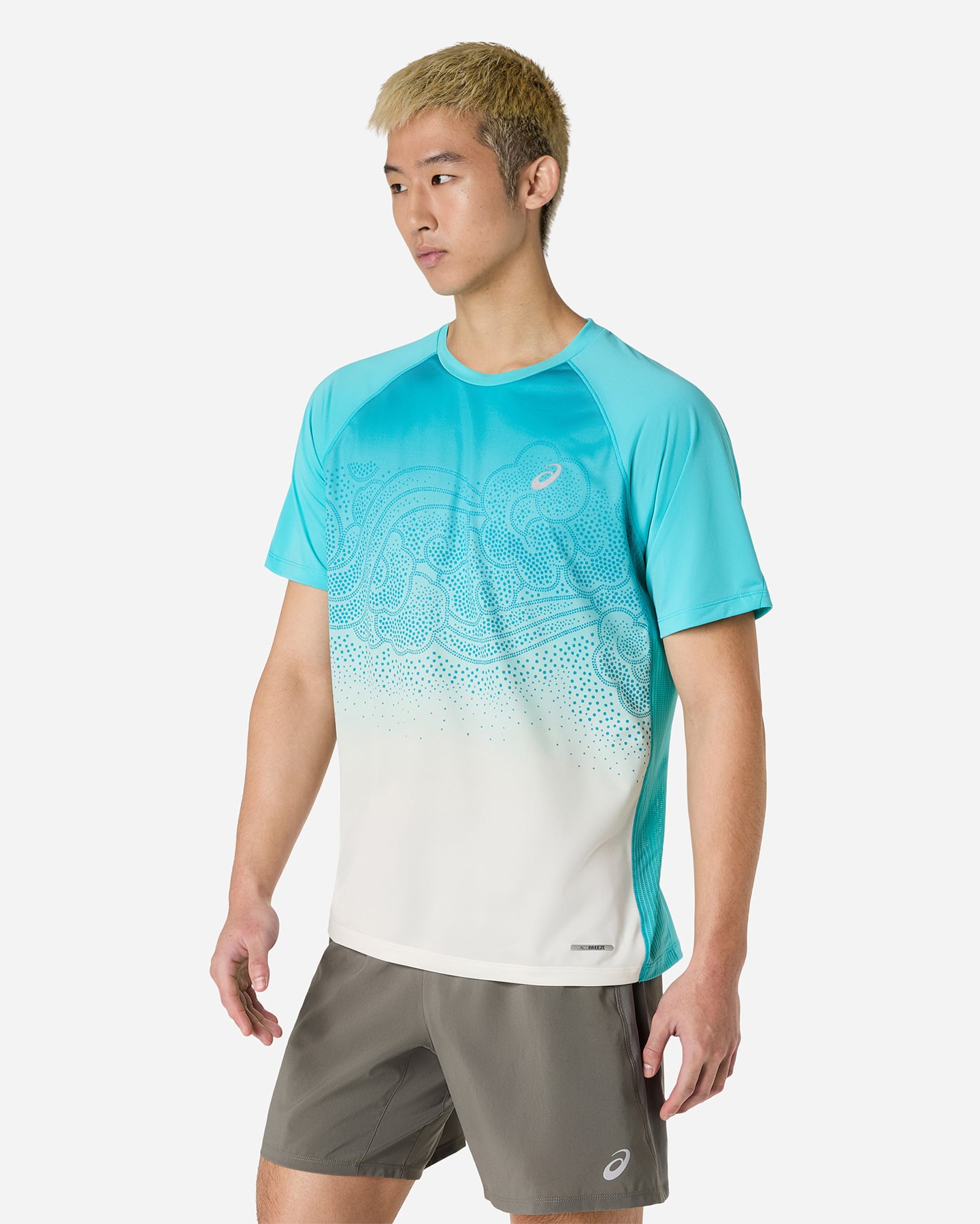 T-shirt running ASICS ROAD FADE M - Azzurro - 1 | Cisalfa Sport