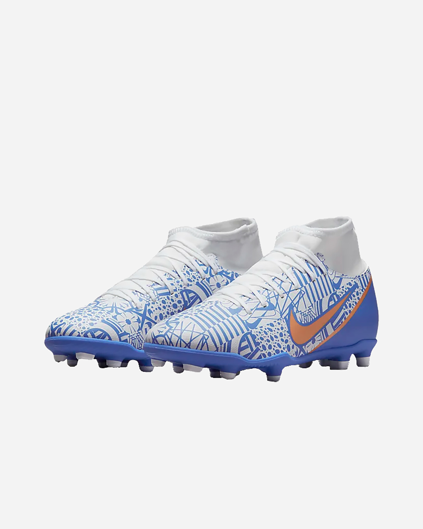 Scarpe calcio NIKE MERCURIAL SUPERFLY 9 CLUB FG JR - Bianco - 1 | Cisalfa Sport