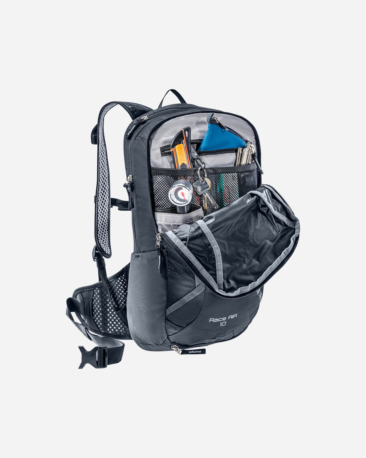 Zaino trail running DEUTER RACE AIR 10 RC - Nero - 3 | Cisalfa Sport