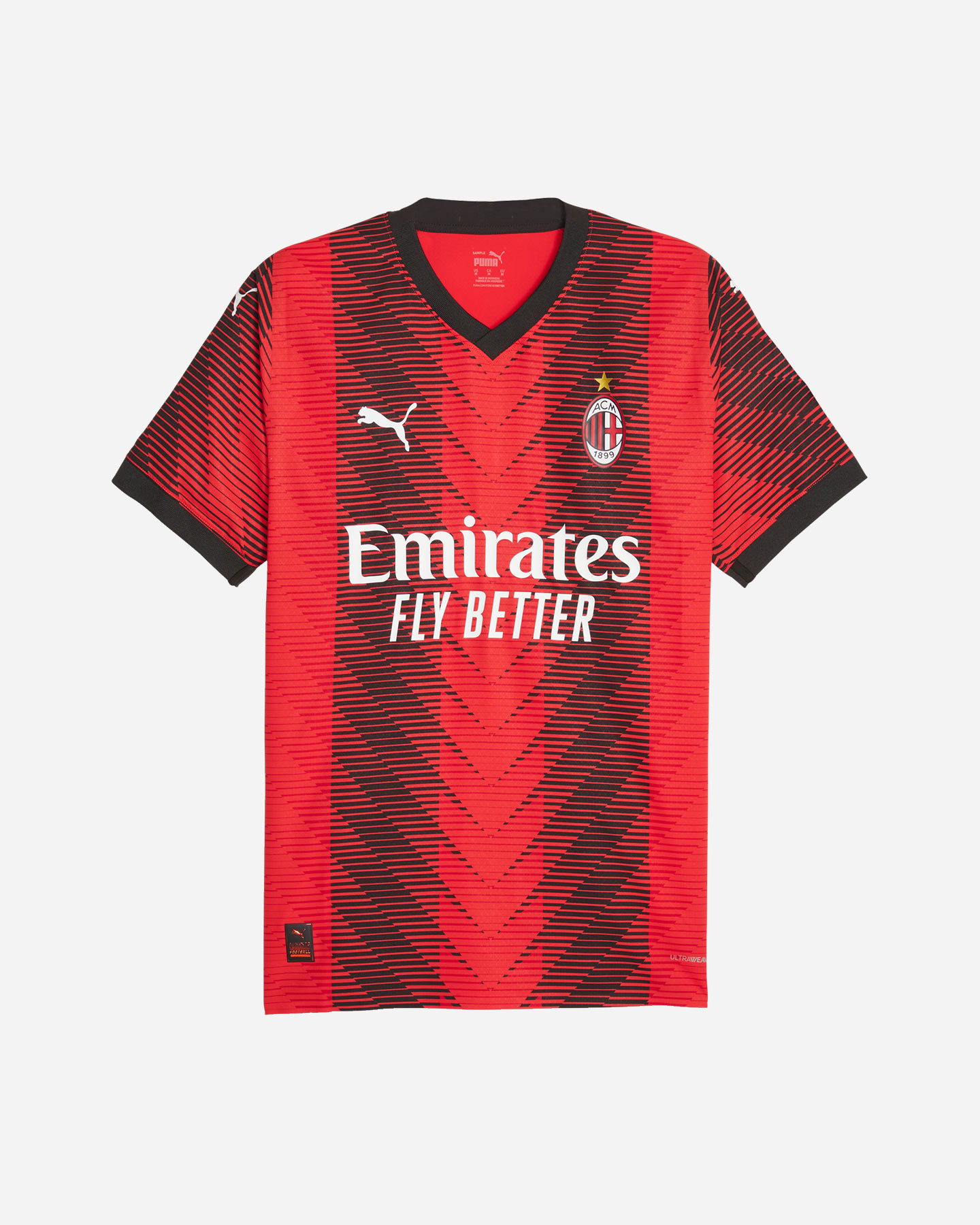 Maglia calcio ufficiale PUMA MILAN HOME AUTHENTIC 23-24 M - Rosso - 0 | Cisalfa Sport