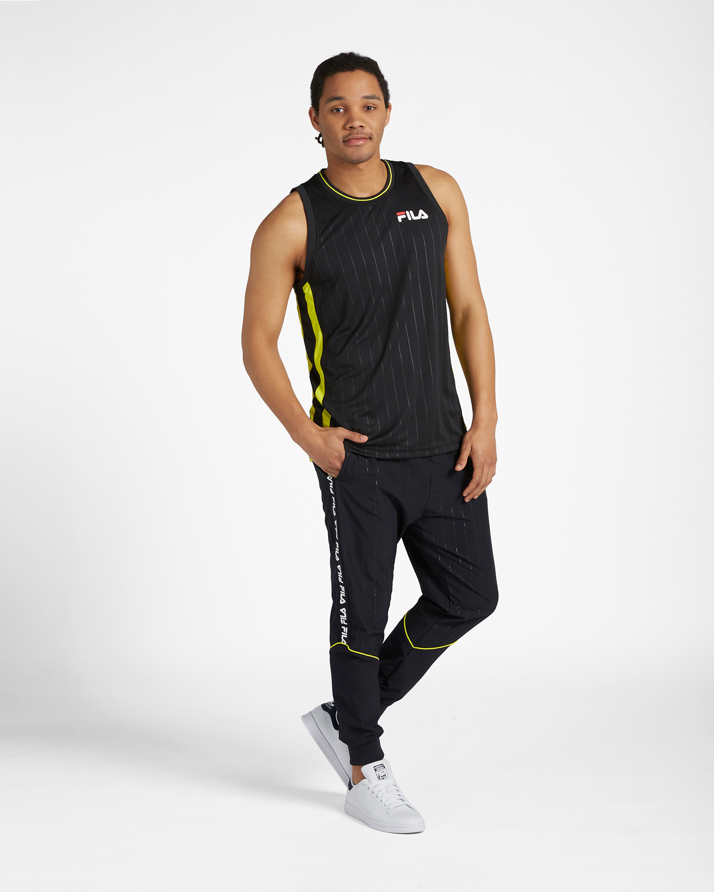 Canotta FILA STREETWEAR LOGO TAPE -RECYCLED M - Nero - 1 | Cisalfa Sport