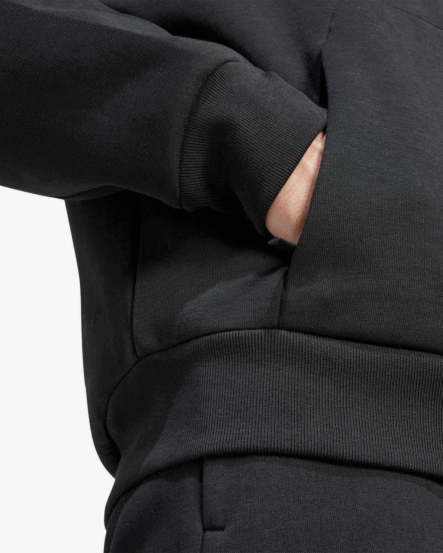 Felpa ADIDAS 3STRIPES M - Nero - 5 | Cisalfa Sport