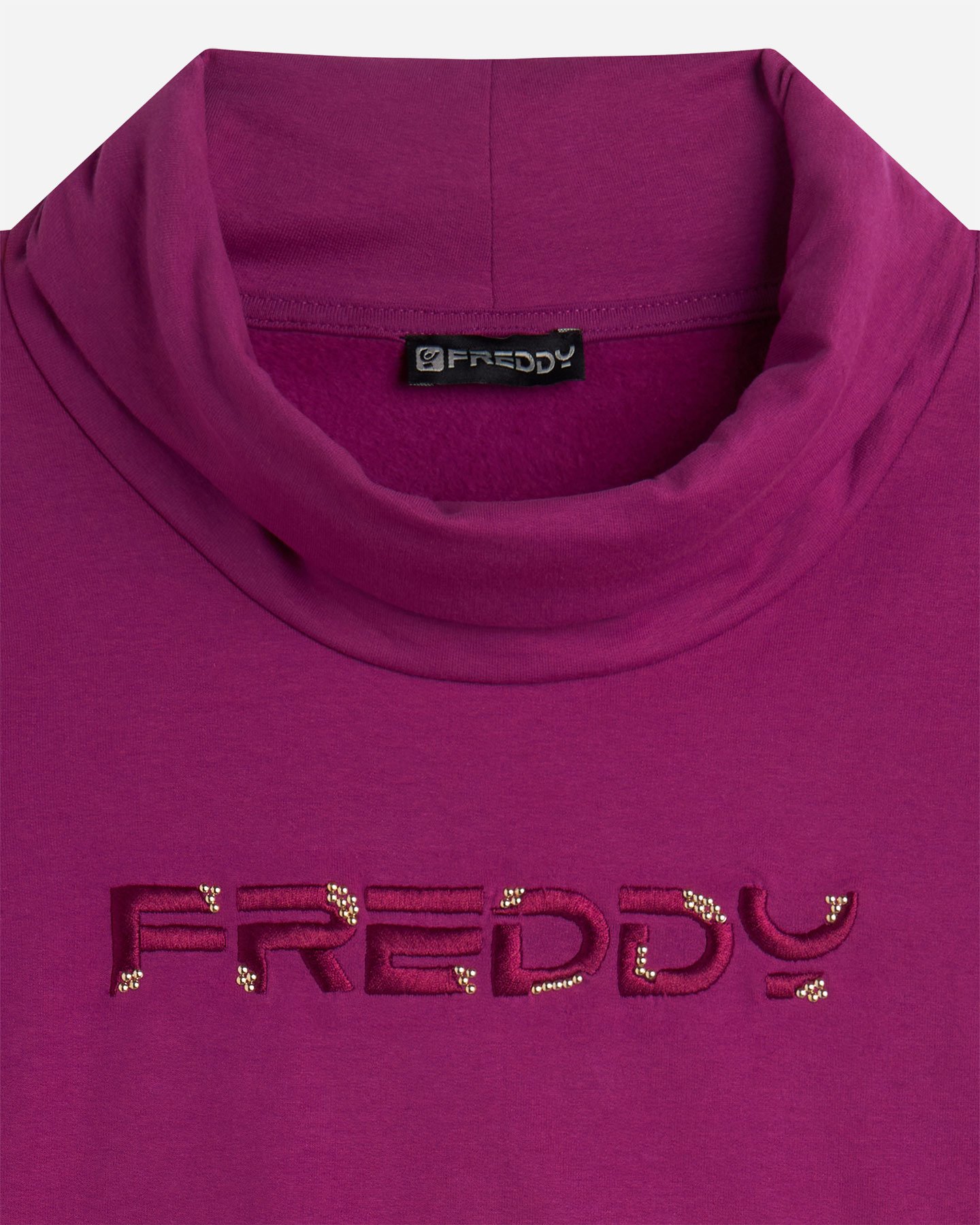 Felpa FREDDY HIGH NECK W - Rosso - 2 | Cisalfa Sport