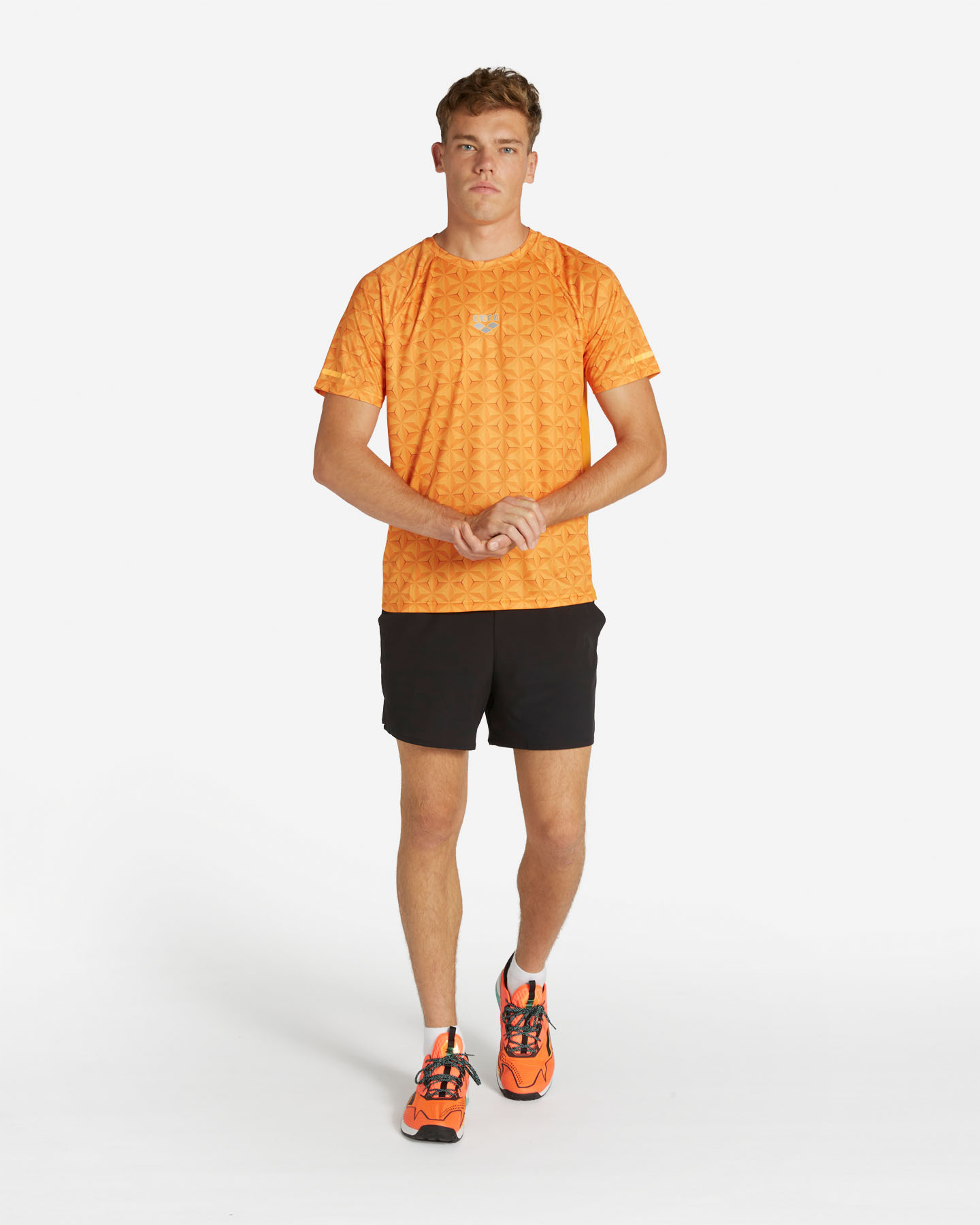 T-shirt running ARENA BREATH M - Arancione - 1 | Cisalfa Sport
