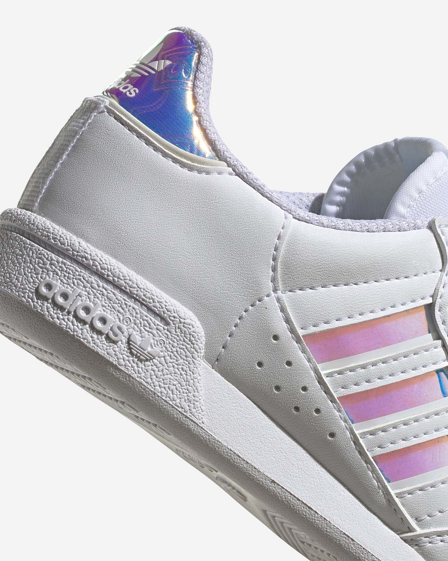 Scarpe sneakers ADIDAS CONTINENTAL 80 STRIPES CF JR - Bianco - 5 | Cisalfa Sport