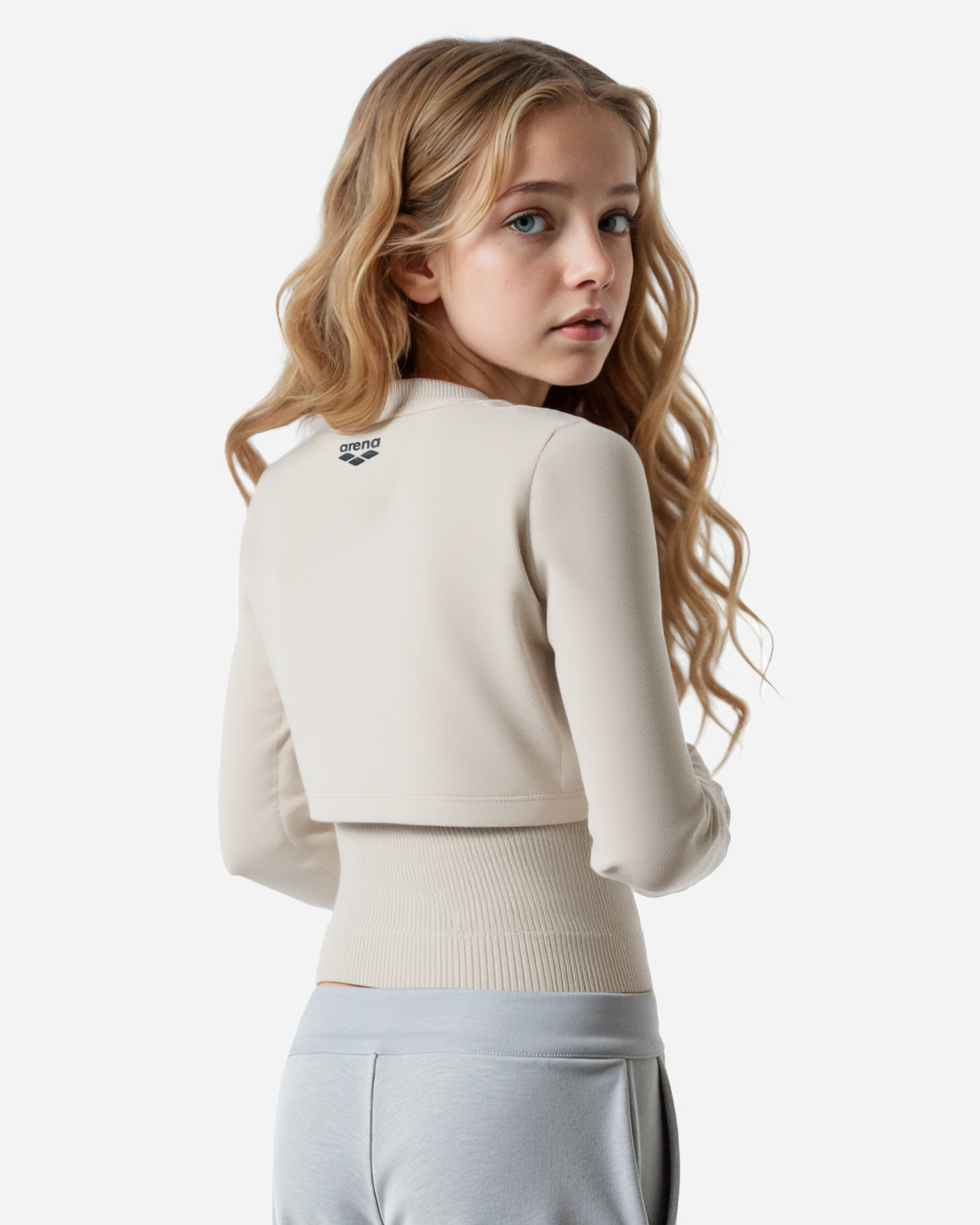 Felpa ARENA ATHLETIC JR - Beige - 4 | Cisalfa Sport