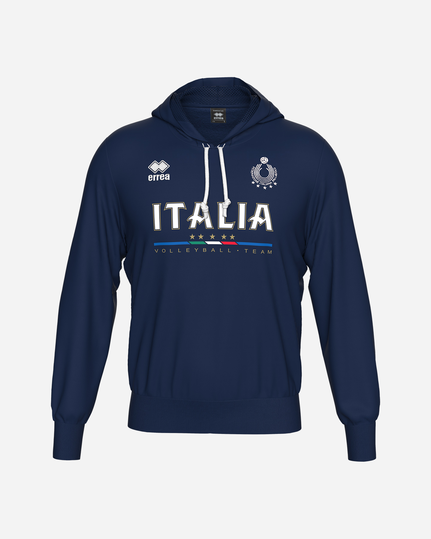 Felpa ERREA ITALIA FIPAV  - Blu - 0 | Cisalfa Sport