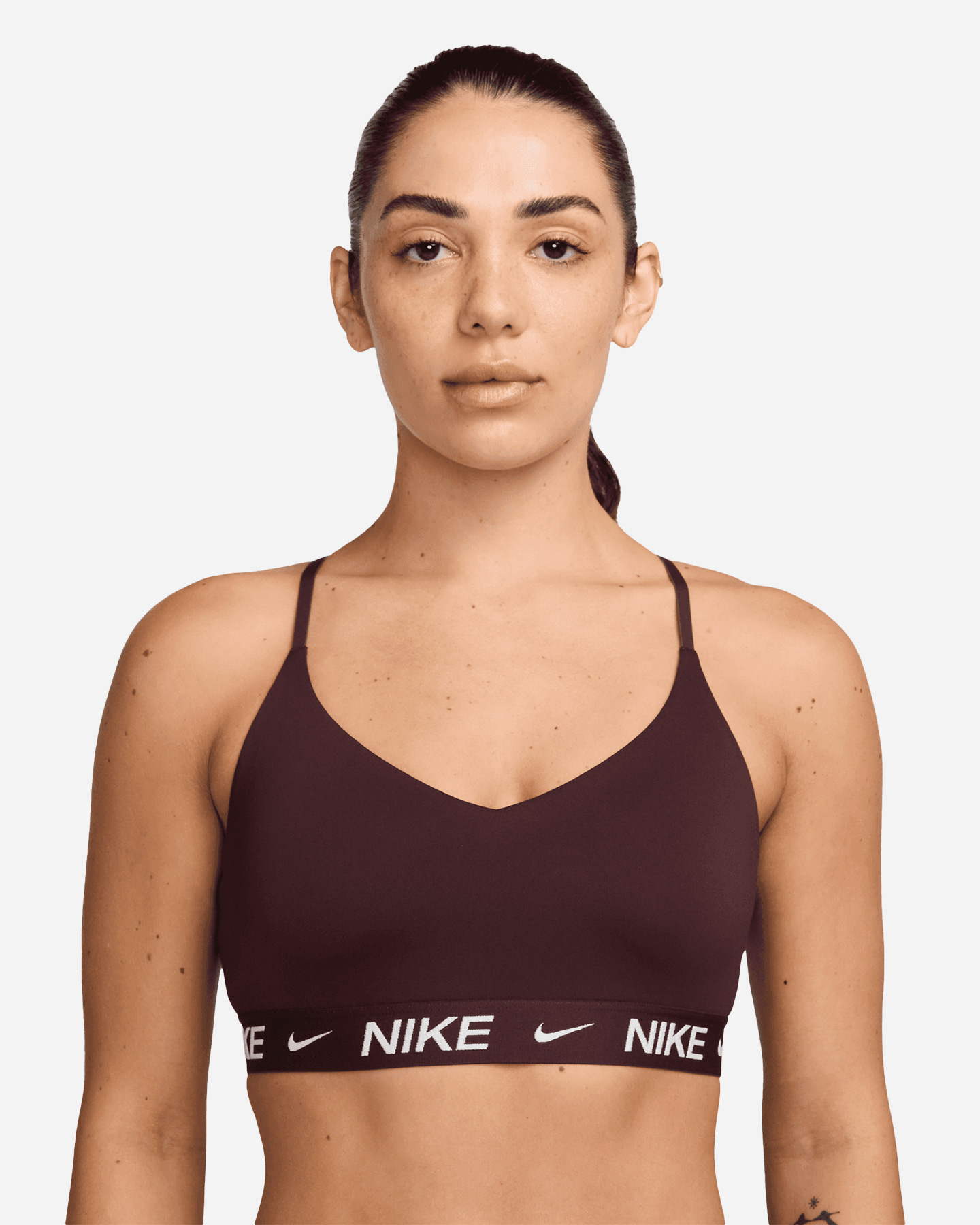 Bra training NIKE INDY LS W - Rosso - 1 | Cisalfa Sport