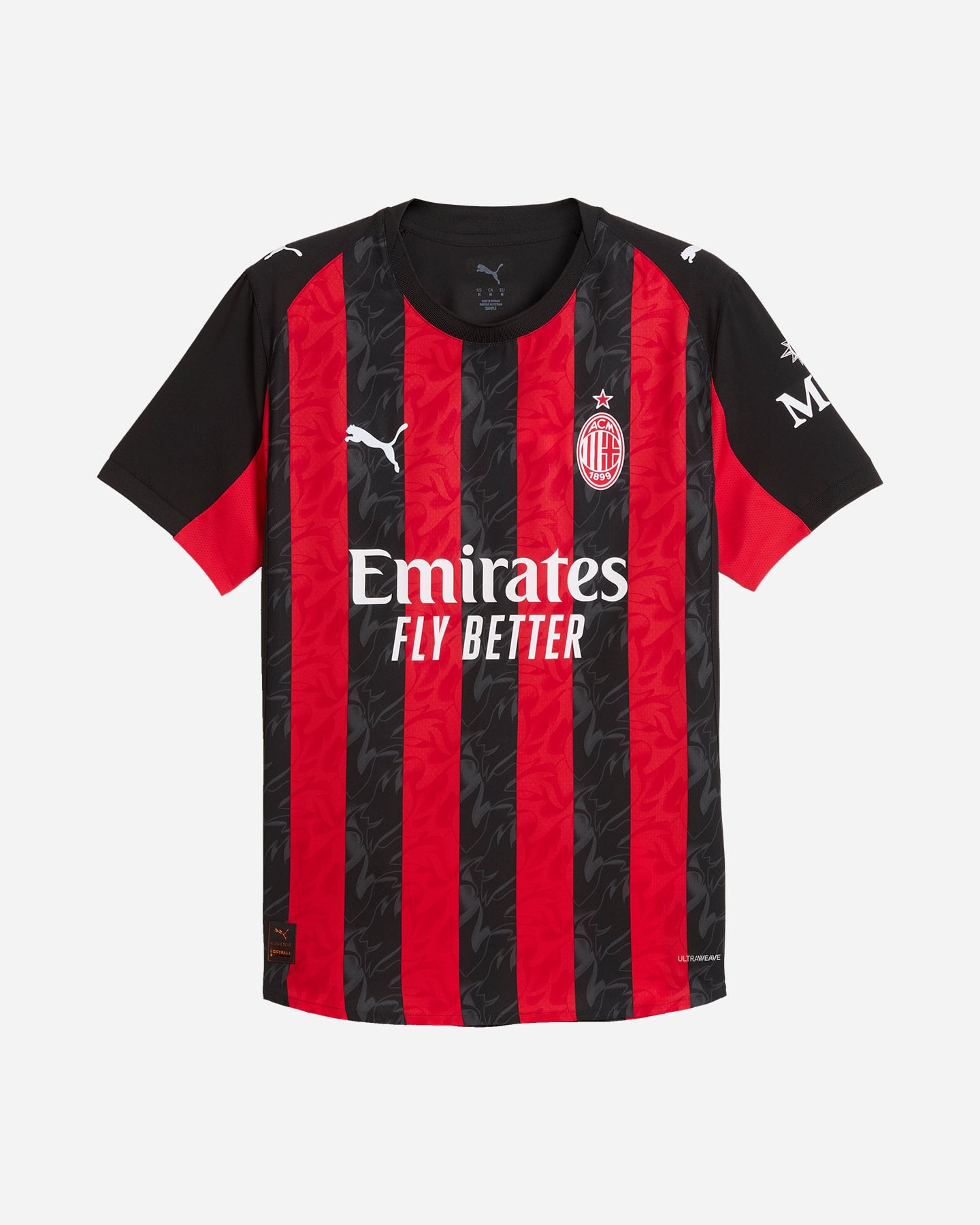 Puma Milan Home Authentic 25-26 M - Maglia Calcio Ufficiale - Uomo - Color Mix