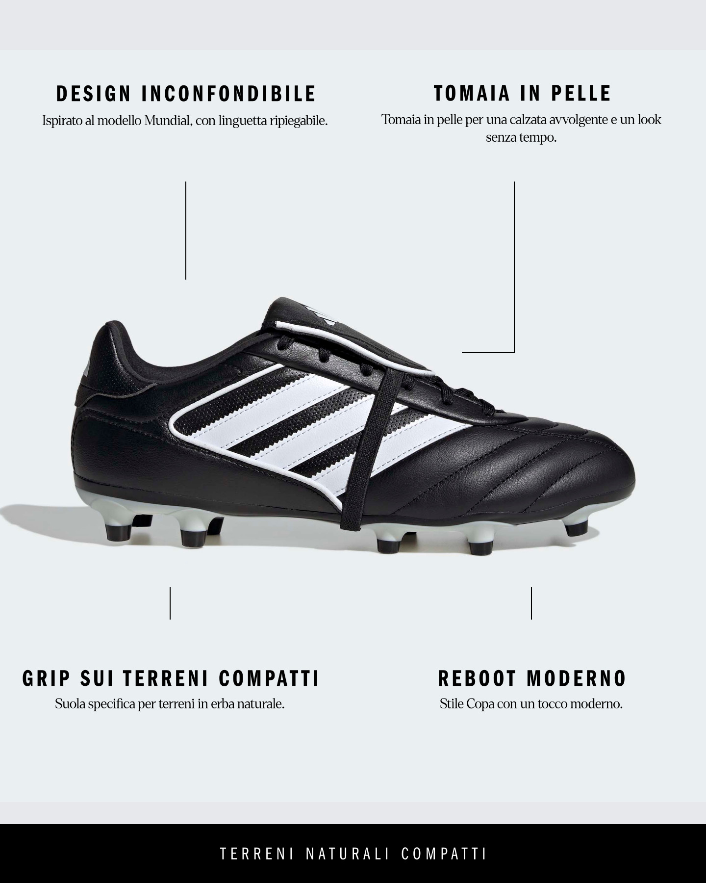 Scarpe calcio ADIDAS COPA GLORO II FG M - Color mix - 6 | Cisalfa Sport