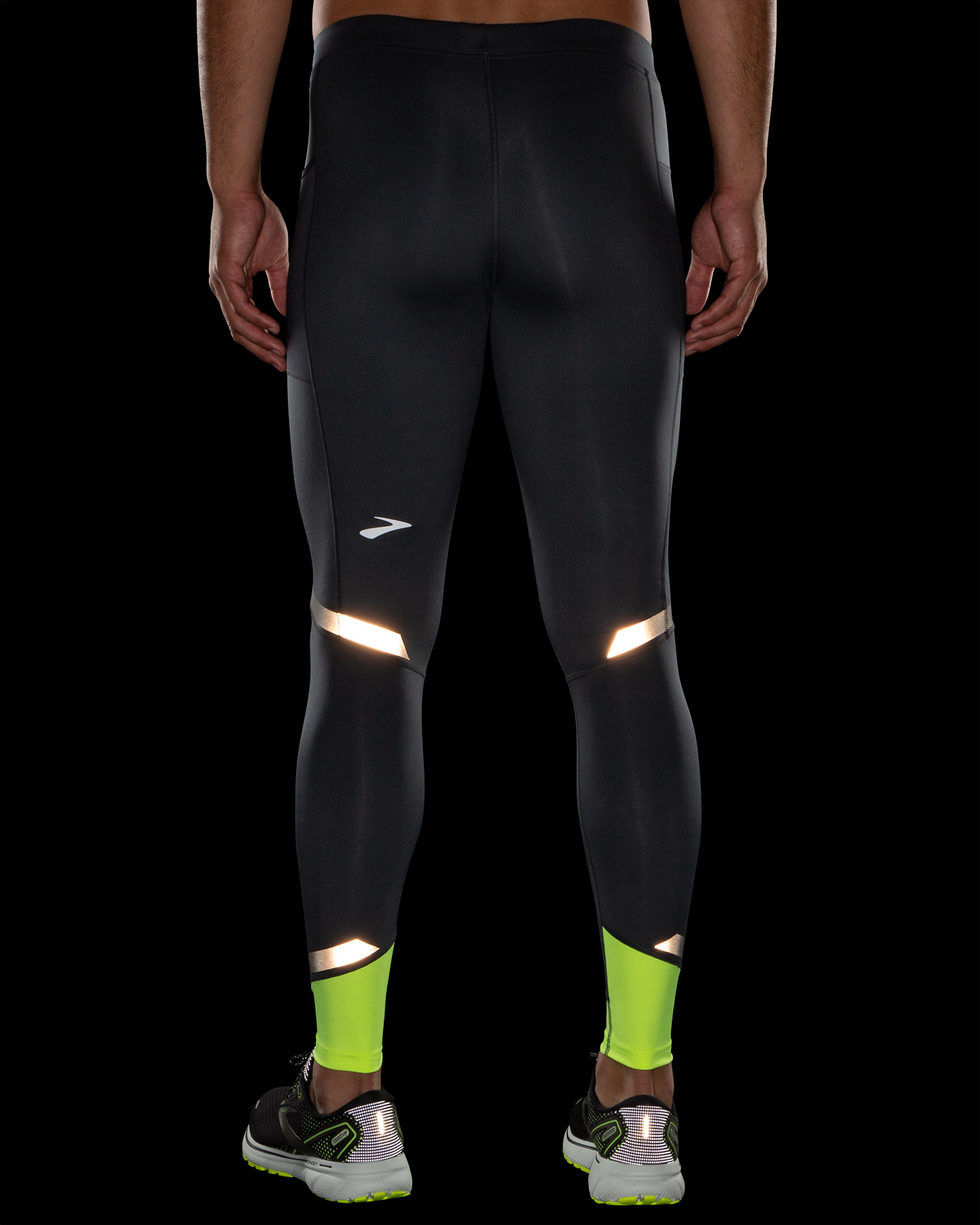 Fuseaux running BROOKS RUN VISIBLE M - Grigio - 4 | Cisalfa Sport