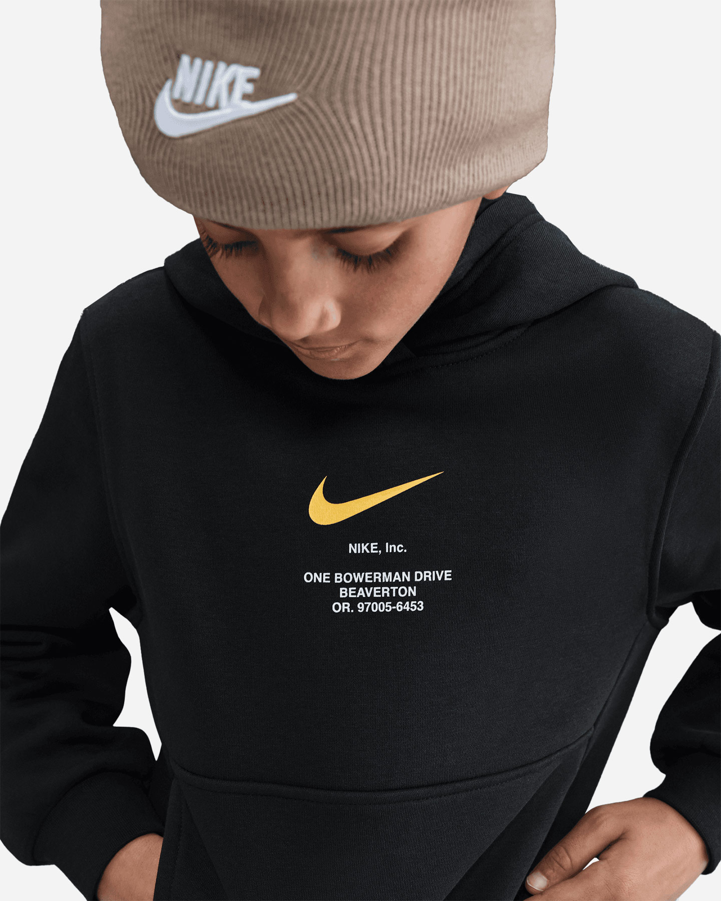 Felpa NIKE PRINT BACK JR - Nero - 4 | Cisalfa Sport
