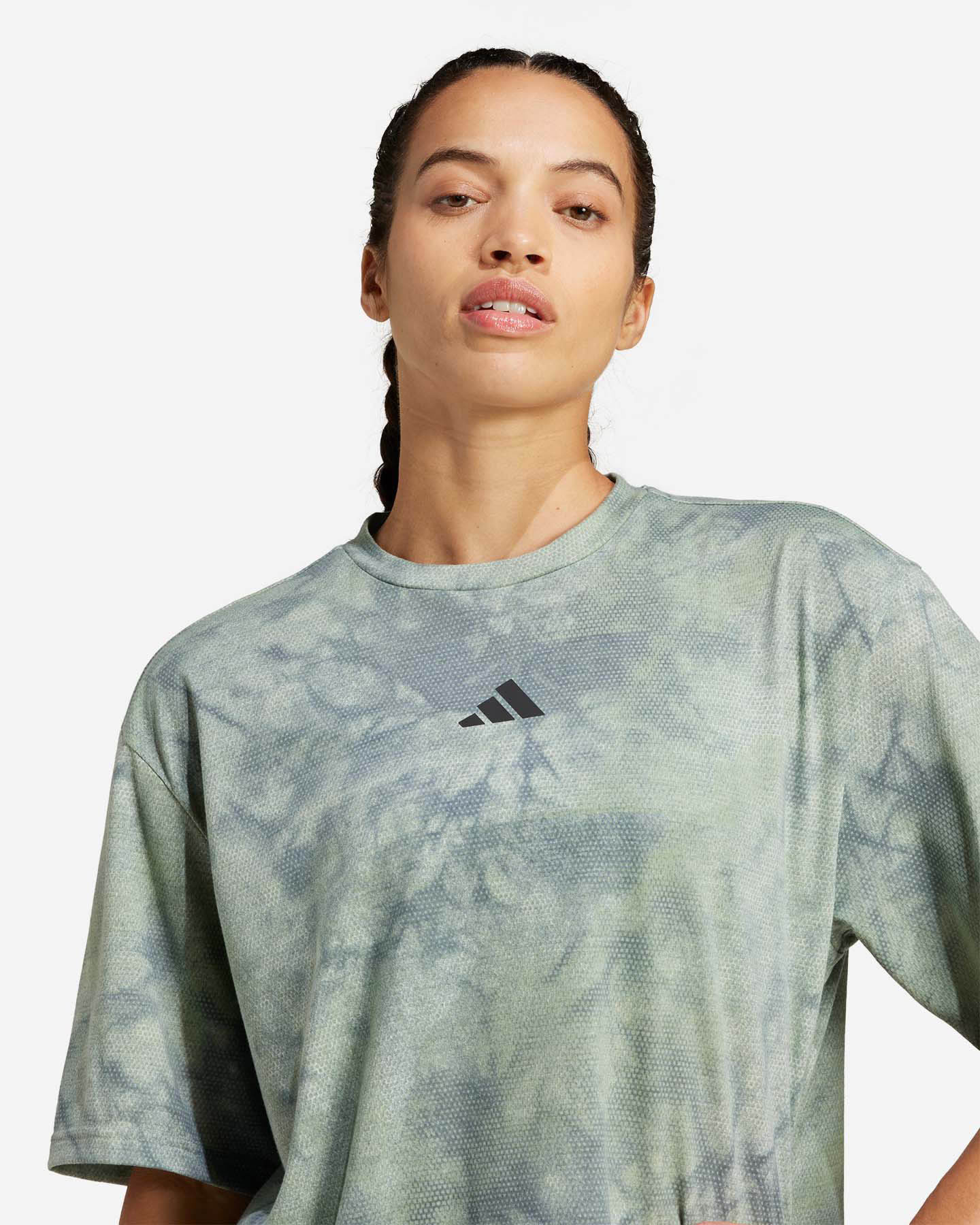 T-shirt training ADIDAS SMALL LOGO W - Grigio - 4 | Cisalfa Sport