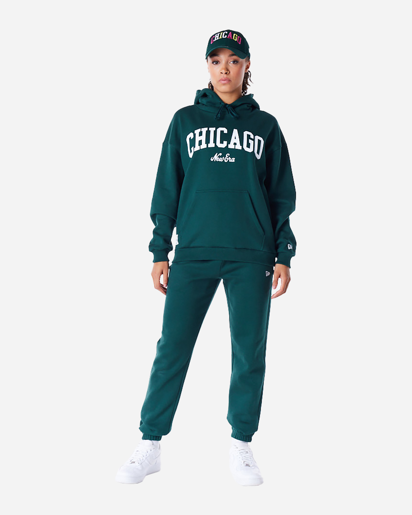 Felpa NEW ERA 9FORTY WRITTEN CHICAGO W - Verde - 2 | Cisalfa Sport