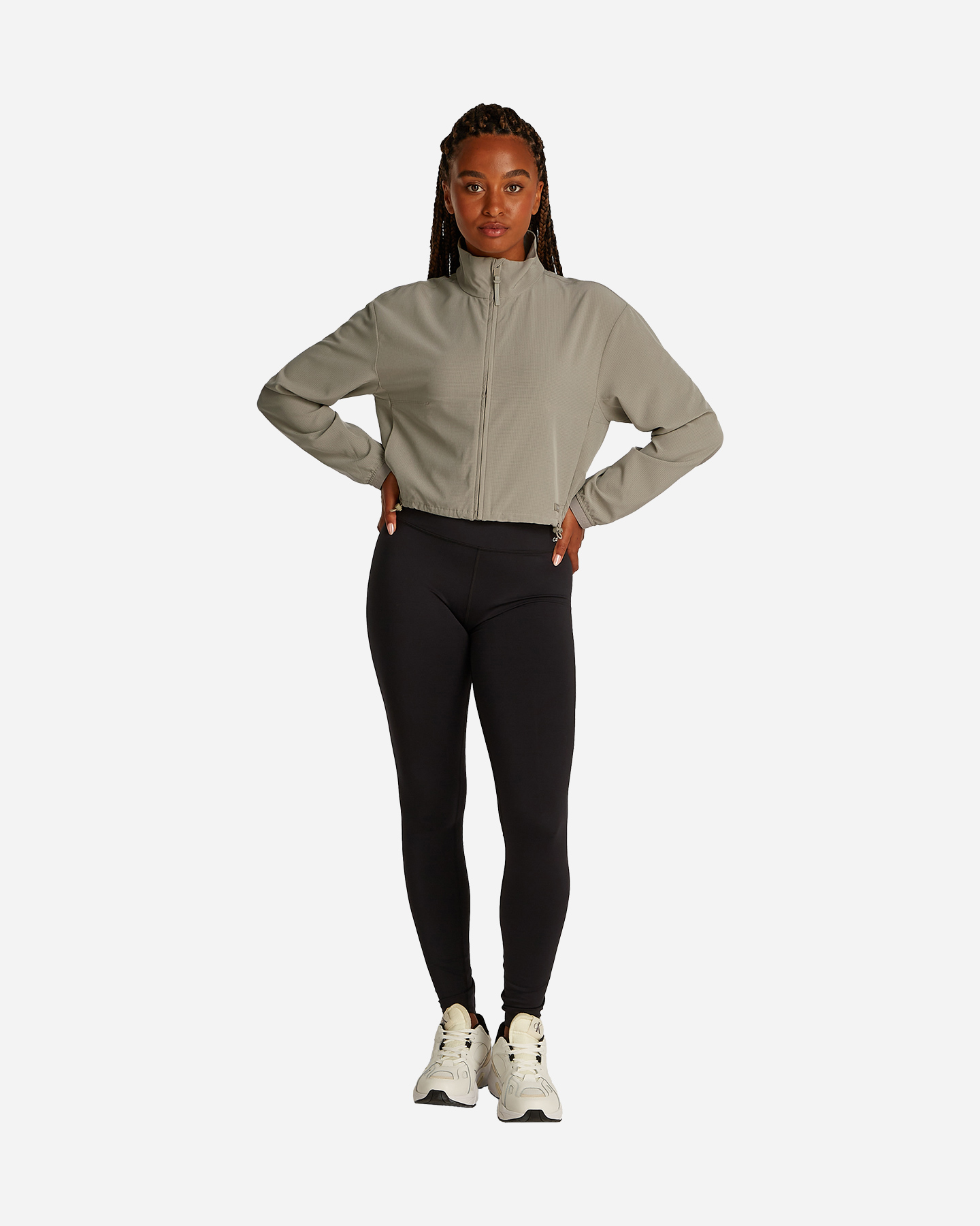 Felpa CALVIN KLEIN SPORT RIPSTOP COULISSE W - Nero - 3 | Cisalfa Sport