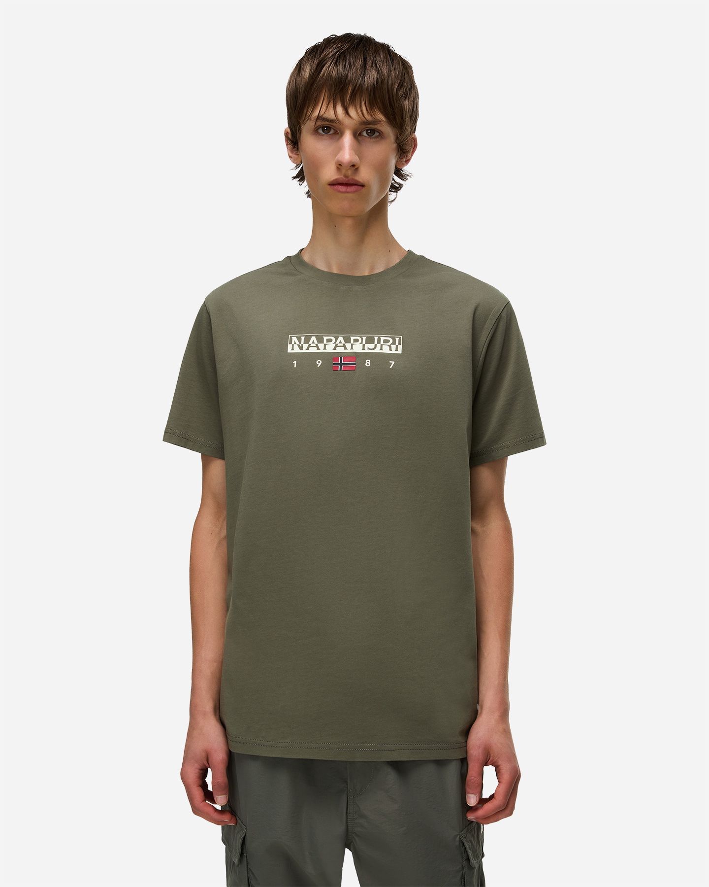 T-shirt NAPAPIJRI BANDIERA M - Verde - 2 | Cisalfa Sport