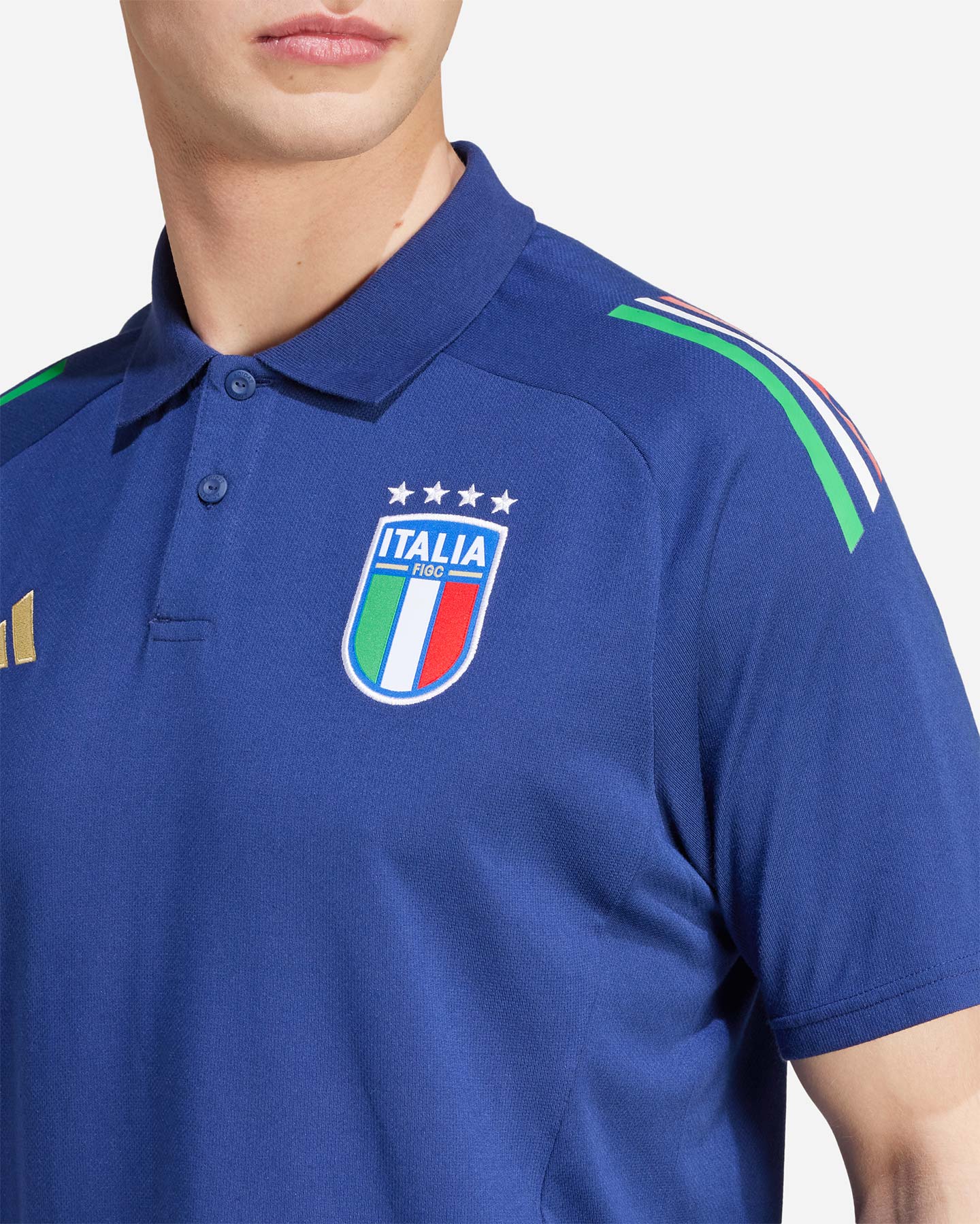 Abbigliamento calcio ufficiale ADIDAS ITALIA FIGC M - Blu Navy - 4 | Cisalfa Sport