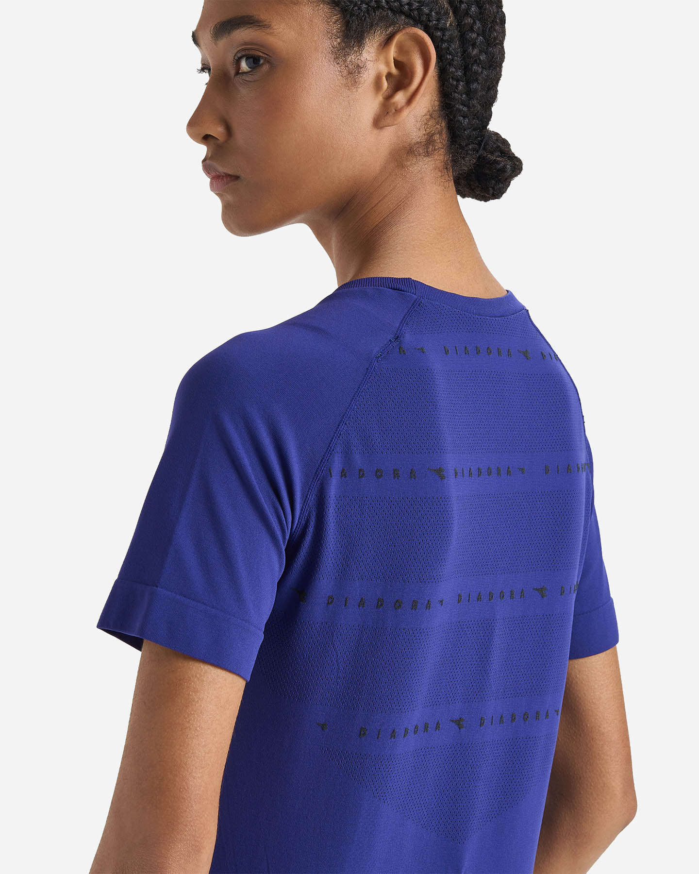 T-shirt running DIADORA SKIN FRIENDLY W - Blu - 5 | Cisalfa Sport