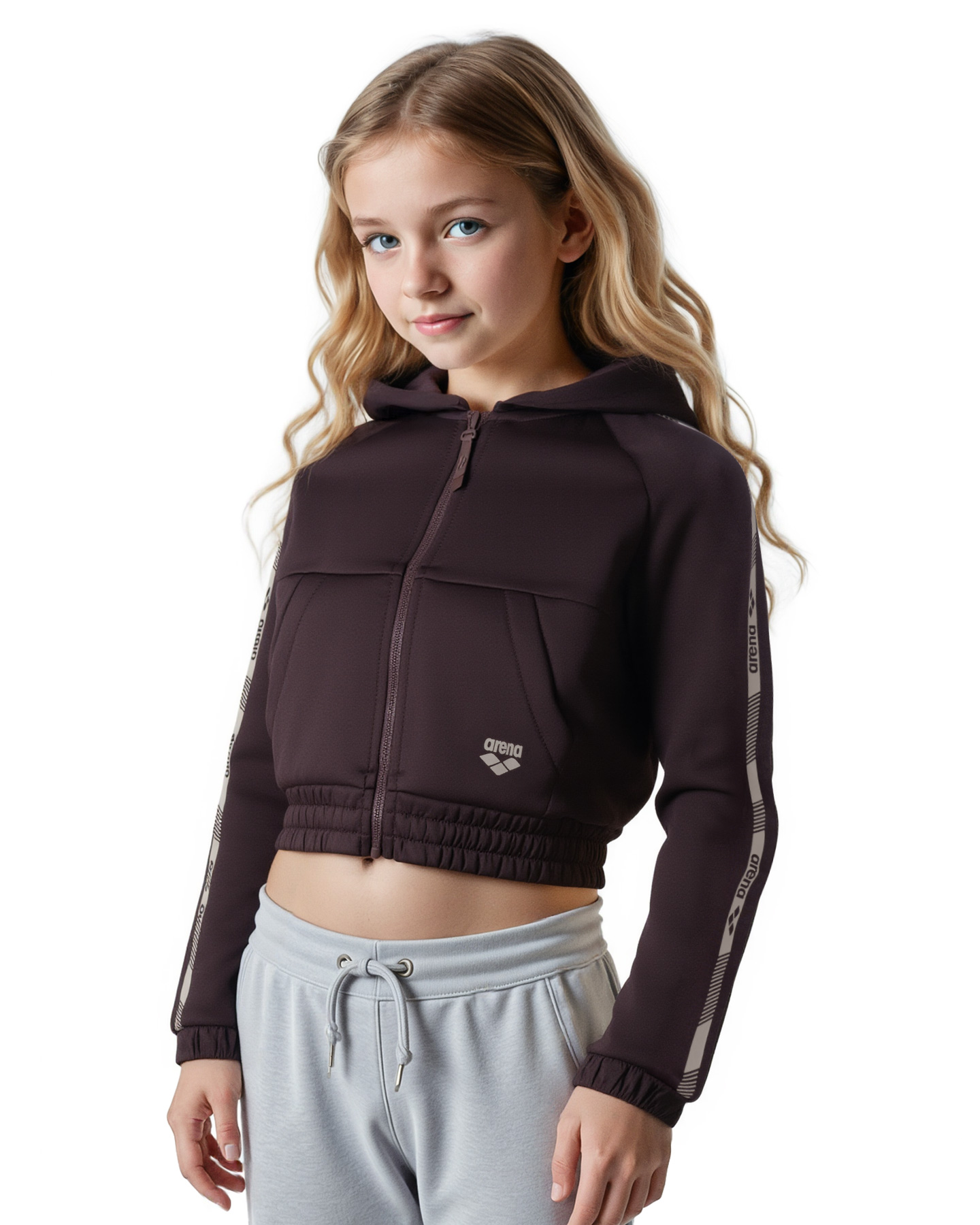 Felpa ARENA ATHLETIC JR - Marrone - 3 | Cisalfa Sport