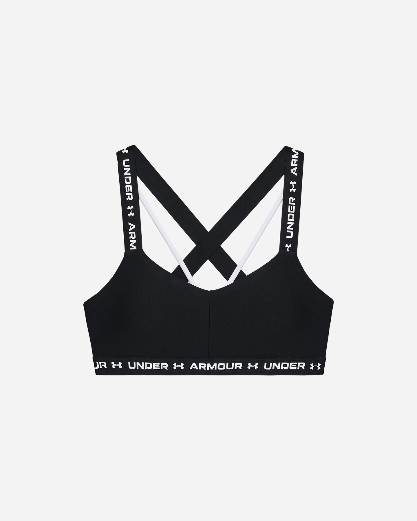 Bra training UNDER ARMOUR CROSSBACK LOW W - Nero - 0 | Cisalfa Sport