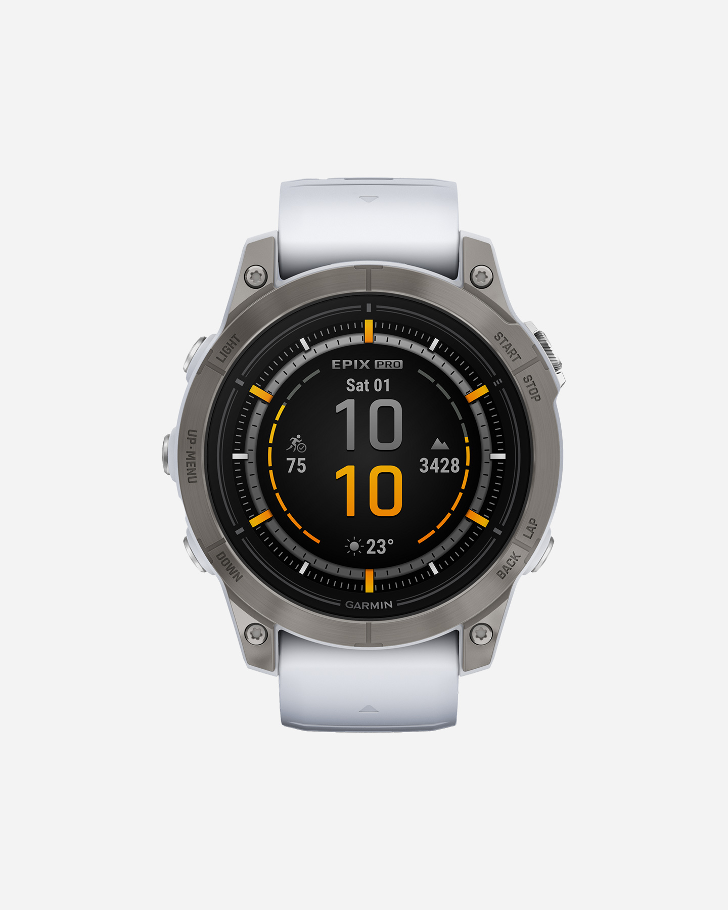 Orologio multifunzione GARMIN EPIX PRO 47MM SAPH  - Bianco - 0 | Cisalfa Sport
