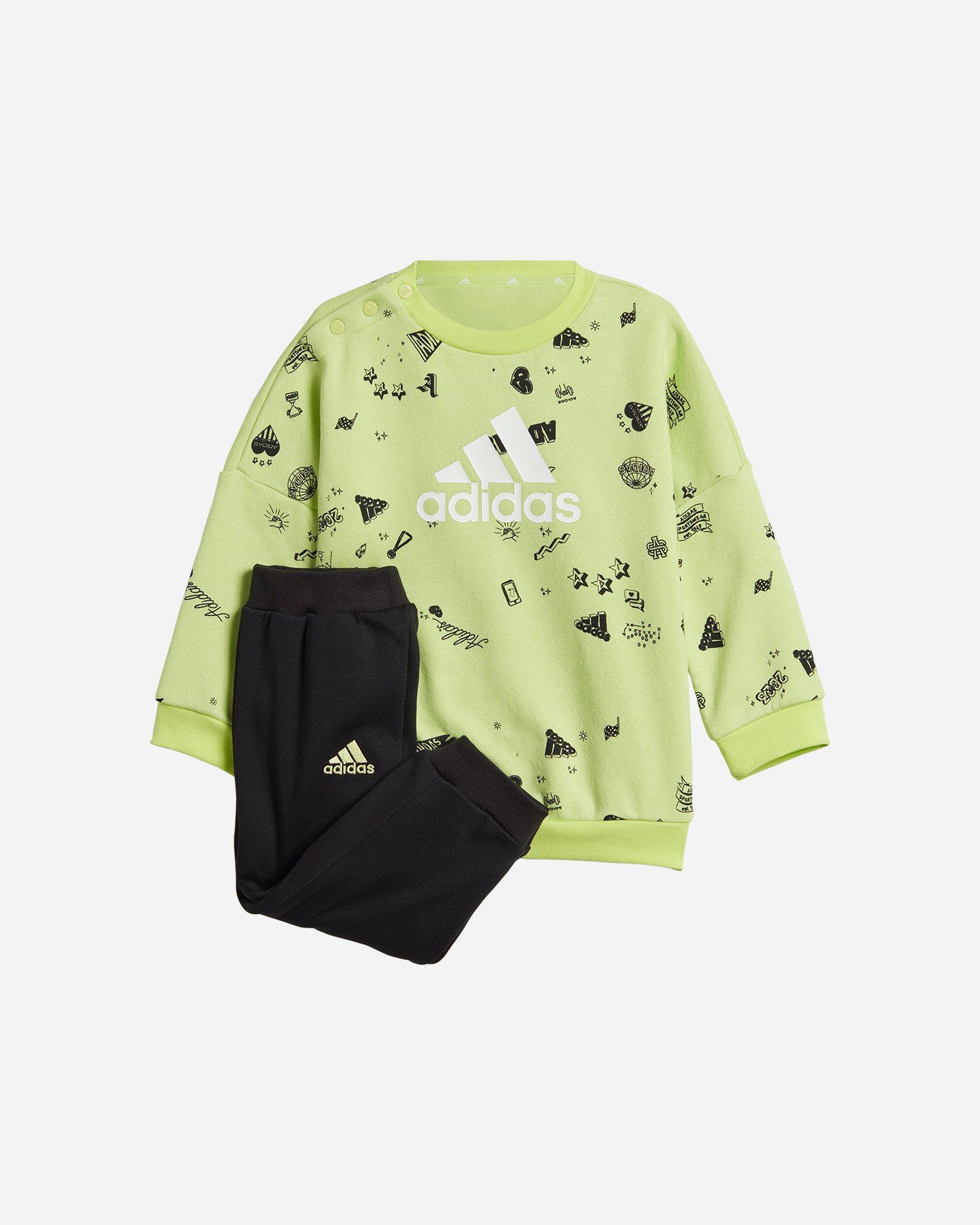 Tuta ADIDAS ALL OVER JR - Verde - 0 | Cisalfa Sport
